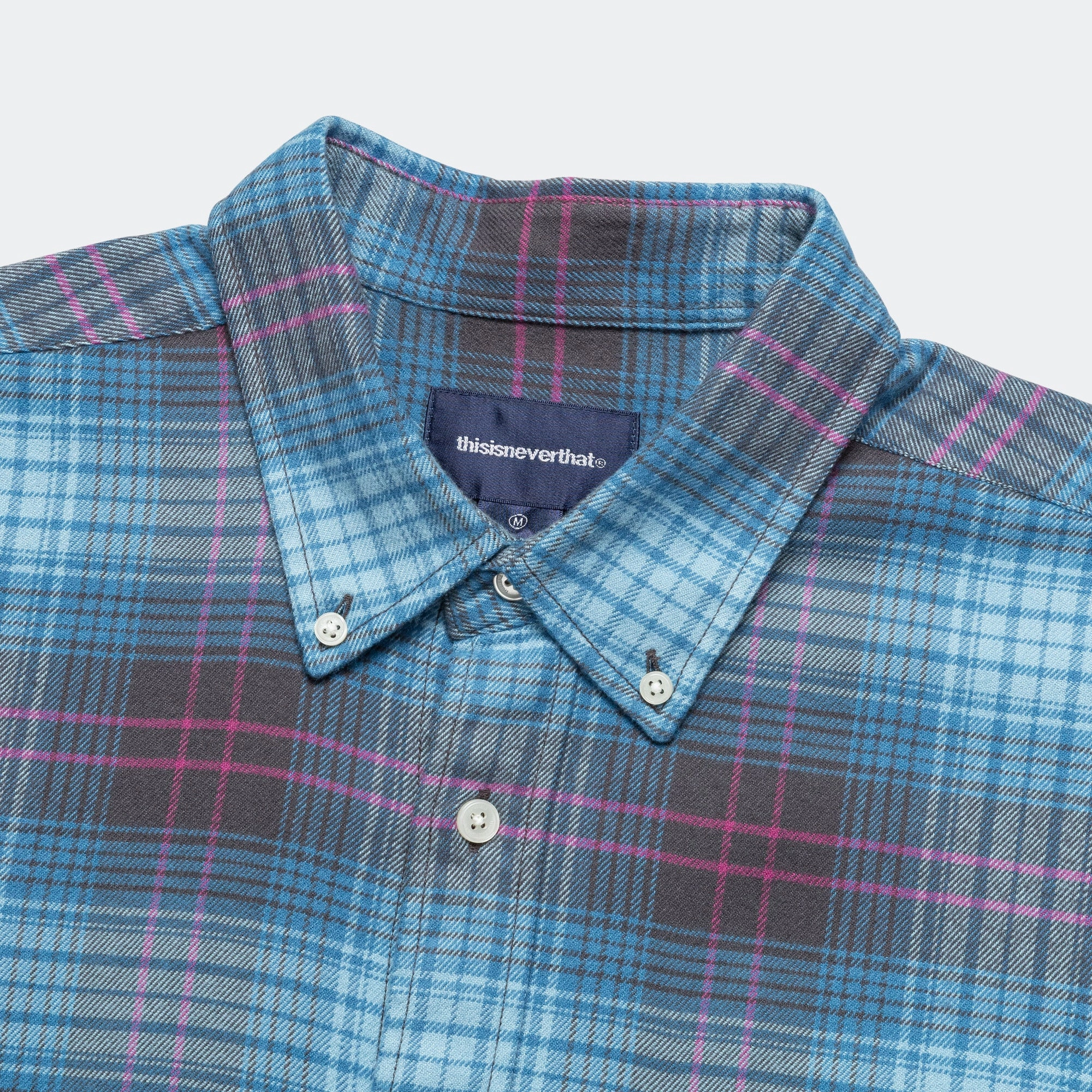 Premium Feel All-Purpose Wear Flannel Check Shirt - Blue