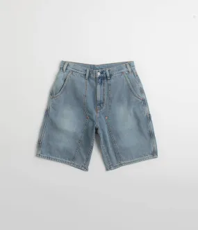 thisisneverthat Denim Carpenter Shorts - Washed Blue Moisture Management System
