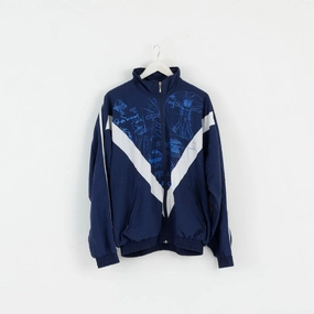 Light Reflective Comfort Men XL Jacket Navy Bomber Nylon Manpower Festival Top