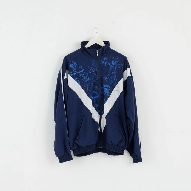 Light Reflective Comfort Men XL Jacket Navy Bomber Nylon Manpower Festival Top