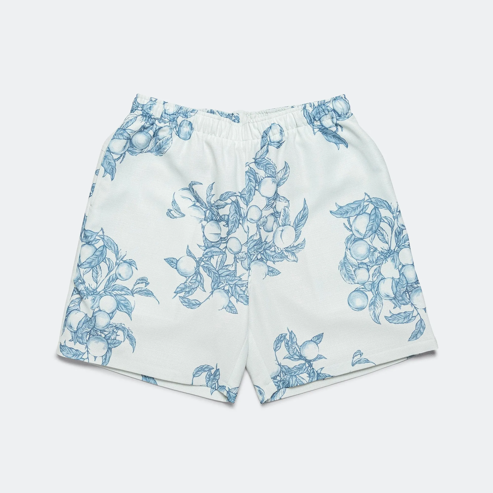 Salud Shorts - Light Grey Bold Patterns