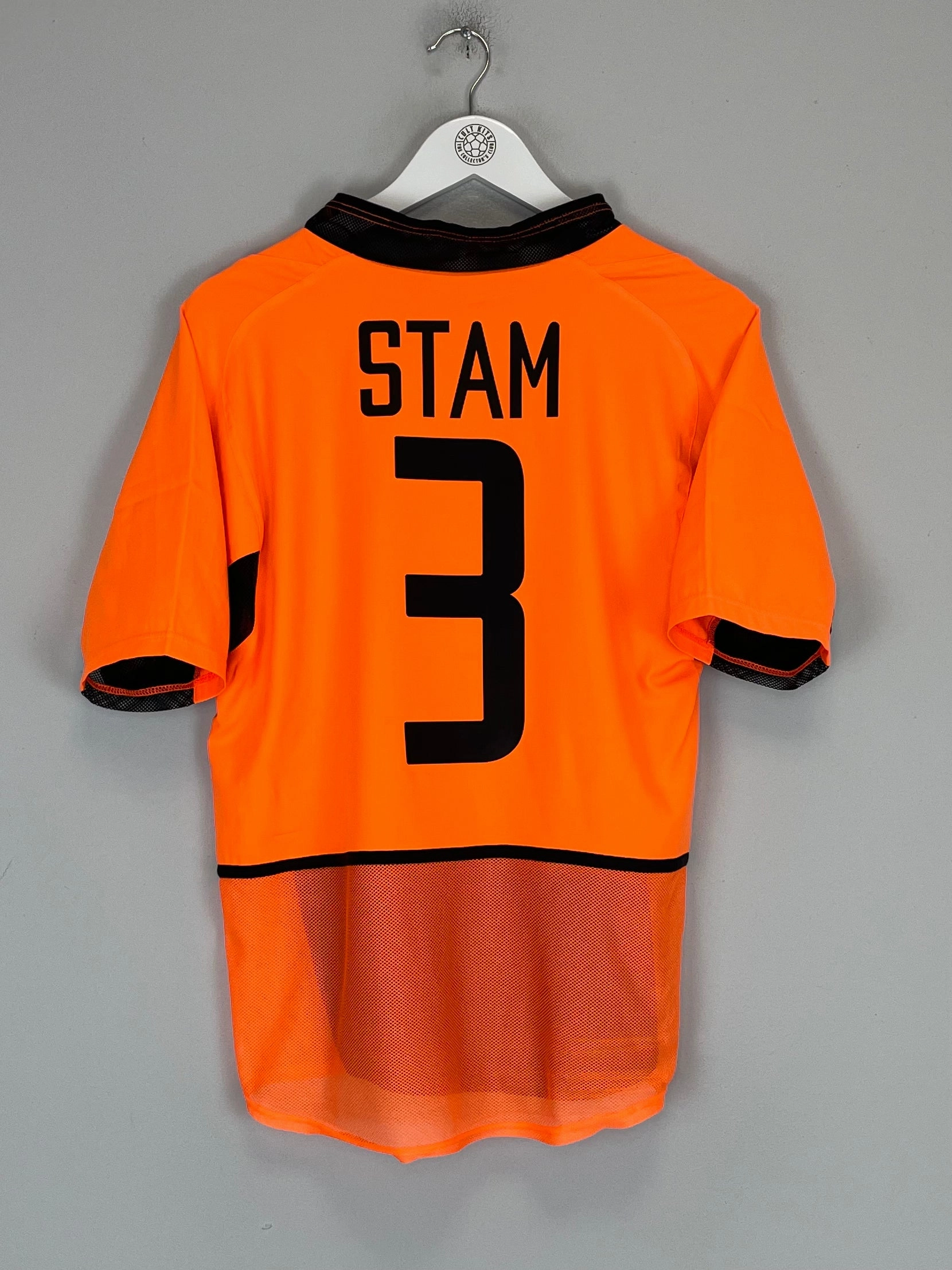 Ultra Comfort Durable Material 2002/04 NETHERLANDS STAM #3 *PLAYER ISSUE* HOME SHIRT (S) NIKE