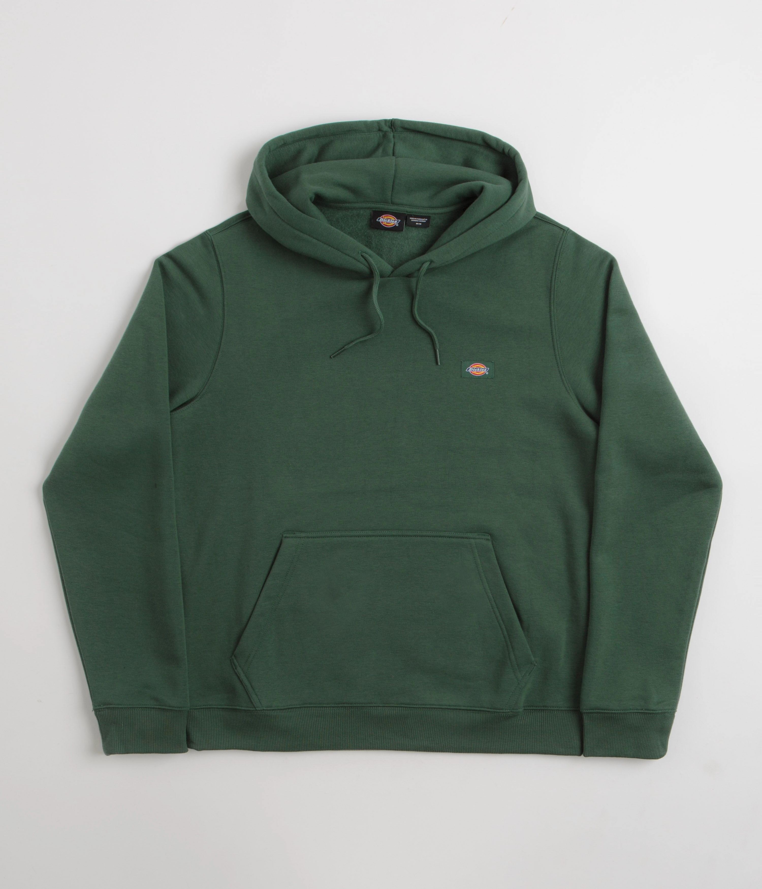 All Season Outfit Minimalist Stitching Dickies Oakport Hoodie - Pine Needle Green