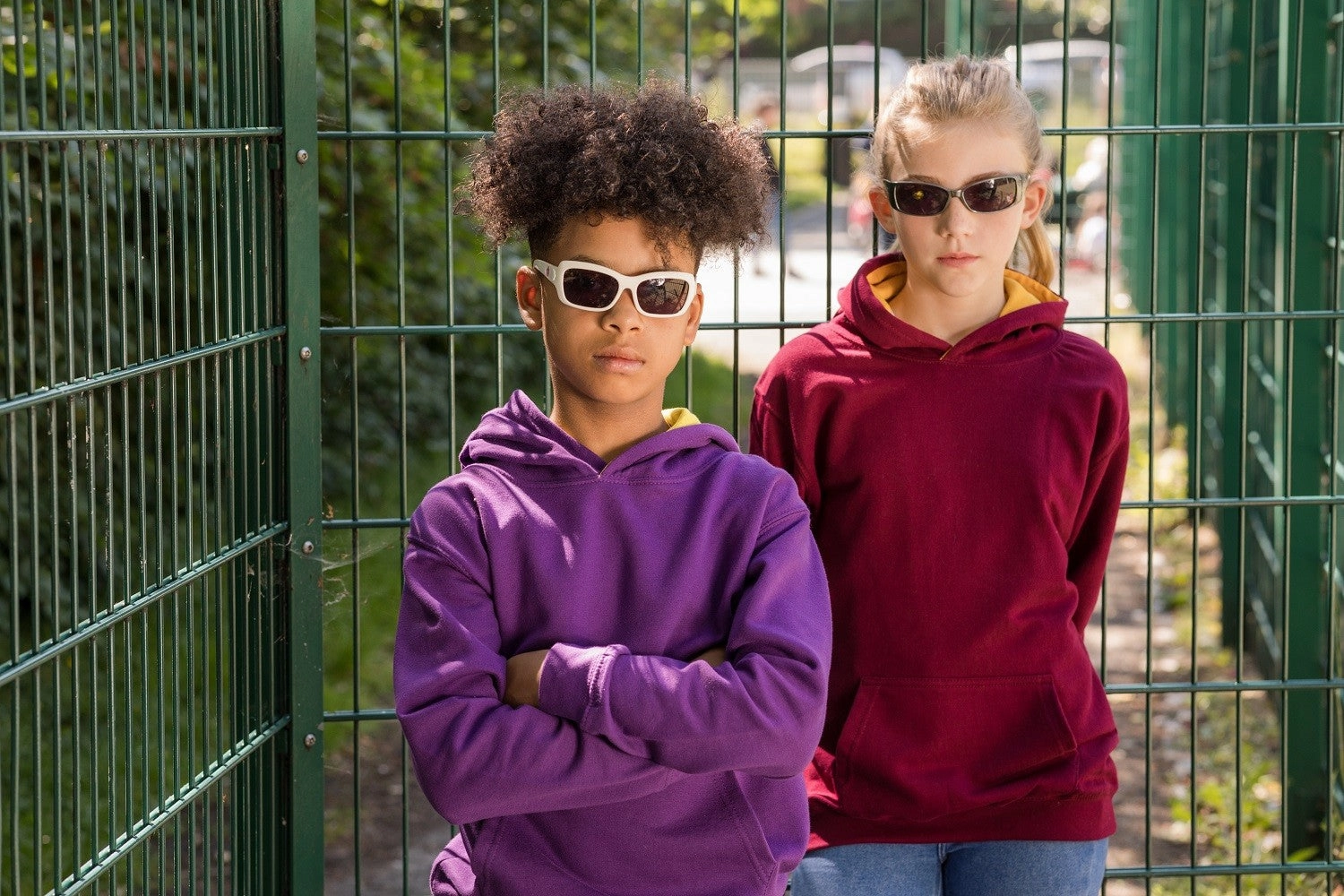 Kids Varsity Hoodie | HEATHER GREY/FRENCH NAVY youth choice