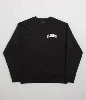 flatspot Collegiate Crewneck Sweatshirt - Black style test