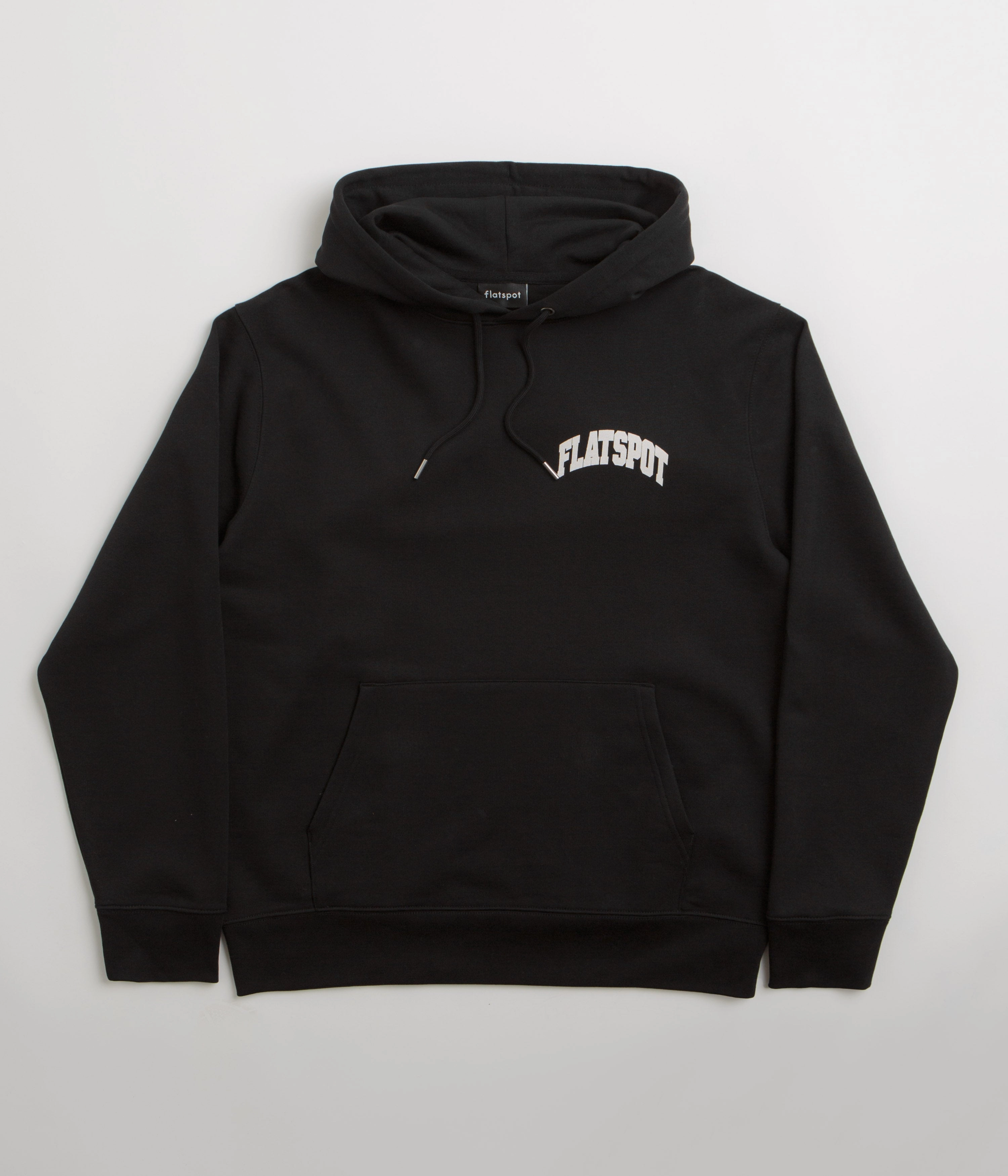 flatspot Collegiate Hoodie - Black motorcycle gear