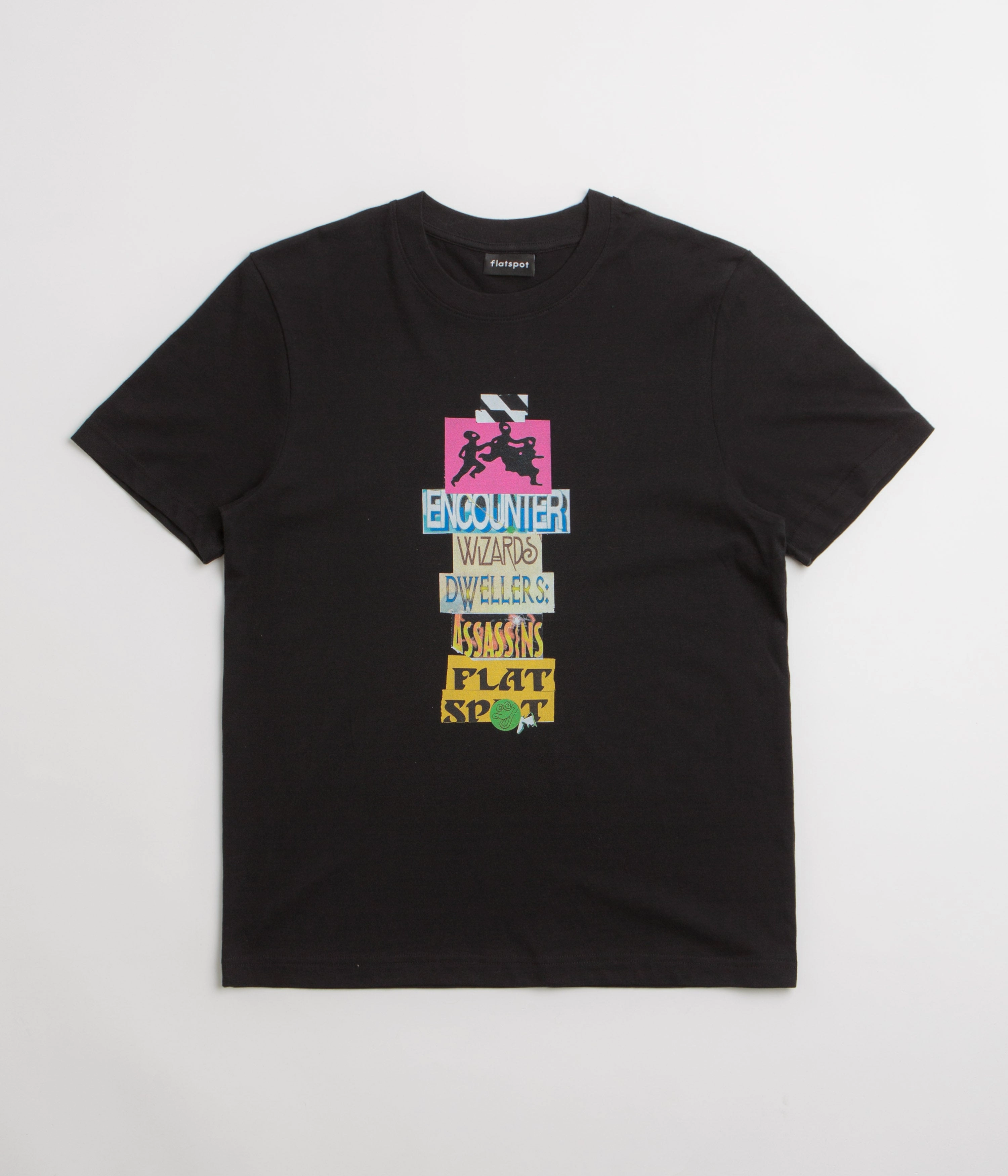 flatspot Encounter T-Shirt - Black Versatile Design