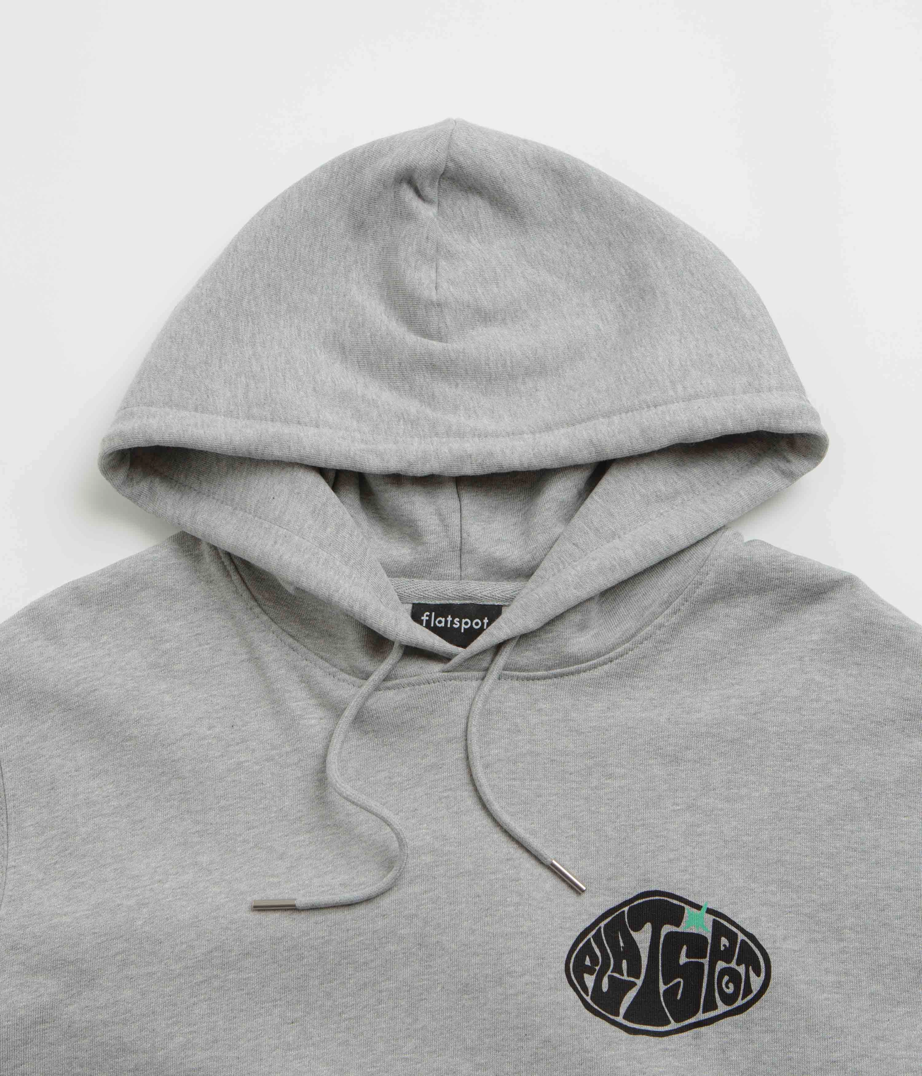 flatspot Hole Hoodie - Heather Grey Unisex Appeal City Edge