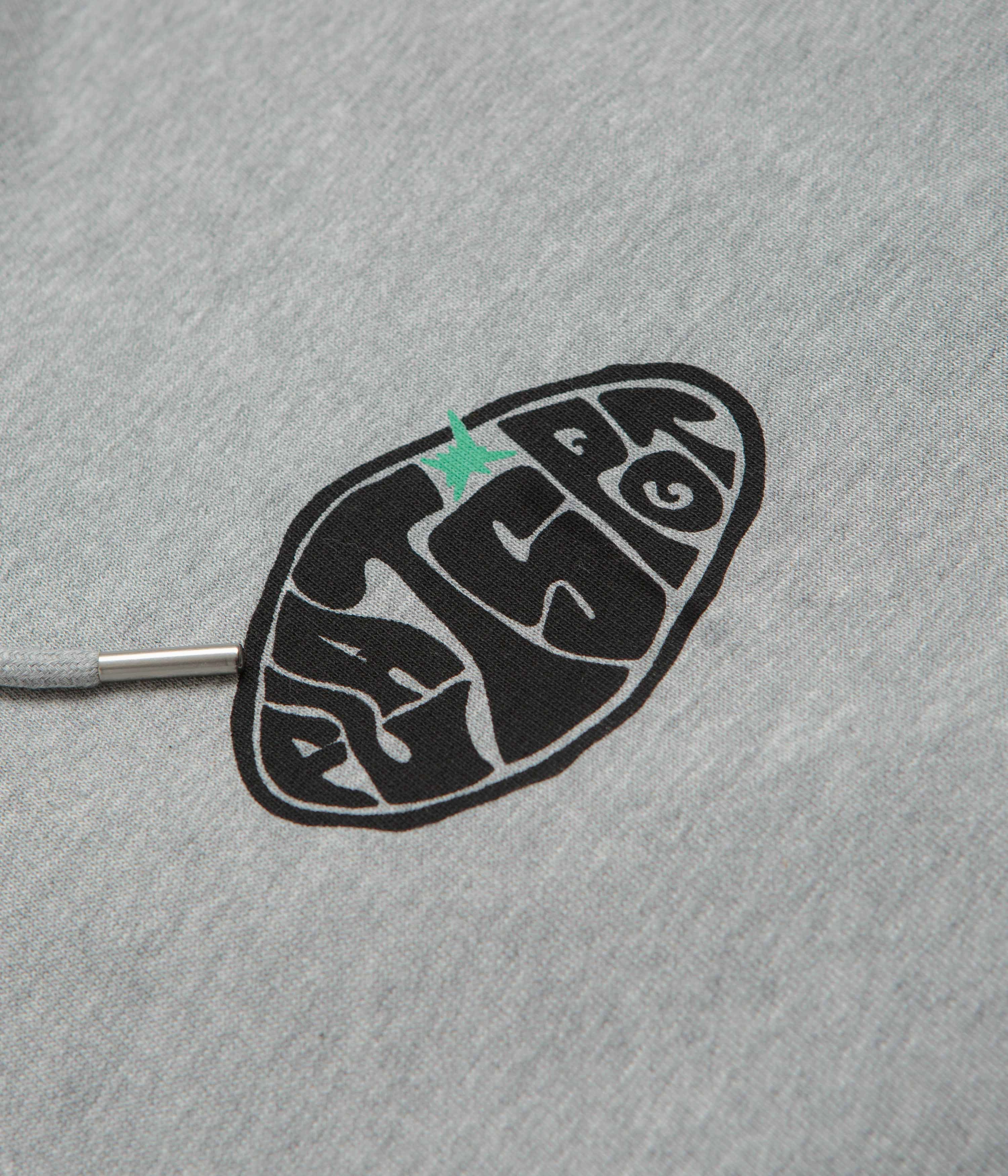 flatspot Hole Hoodie - Heather Grey Heat Reflective Coating