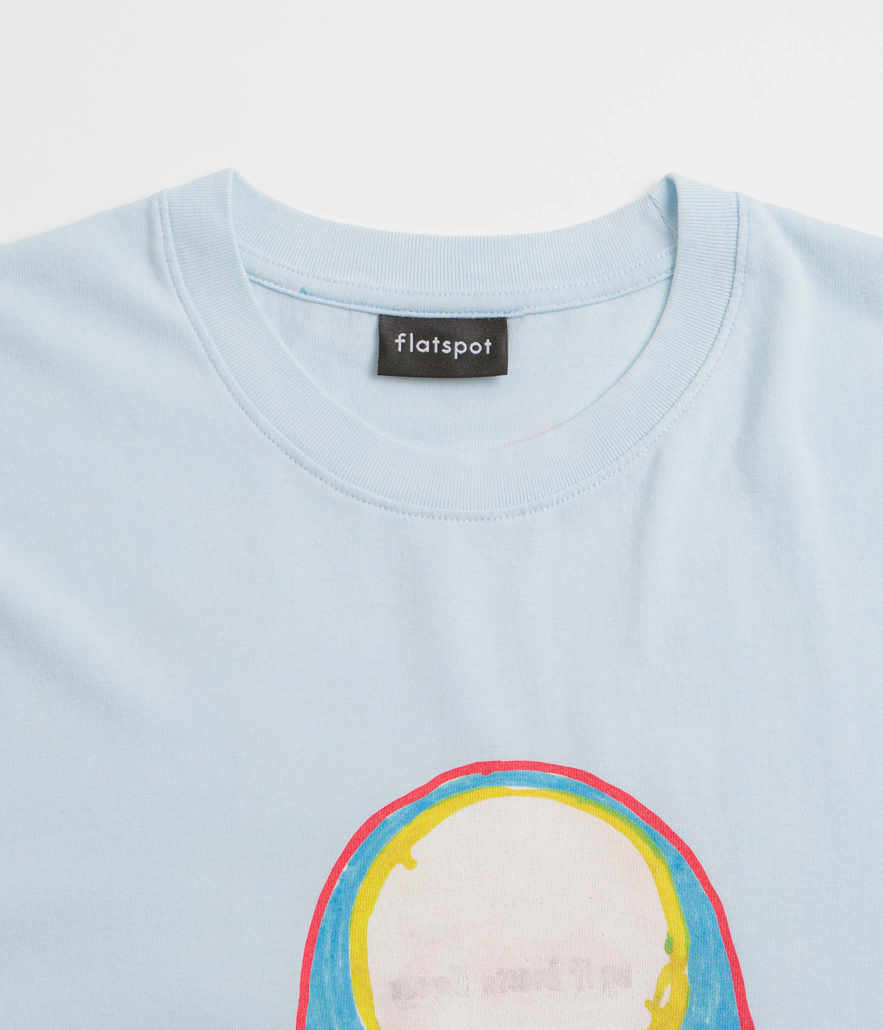 flatspot Pickle Pete T-Shirt - Blue Ice Organic Cotton