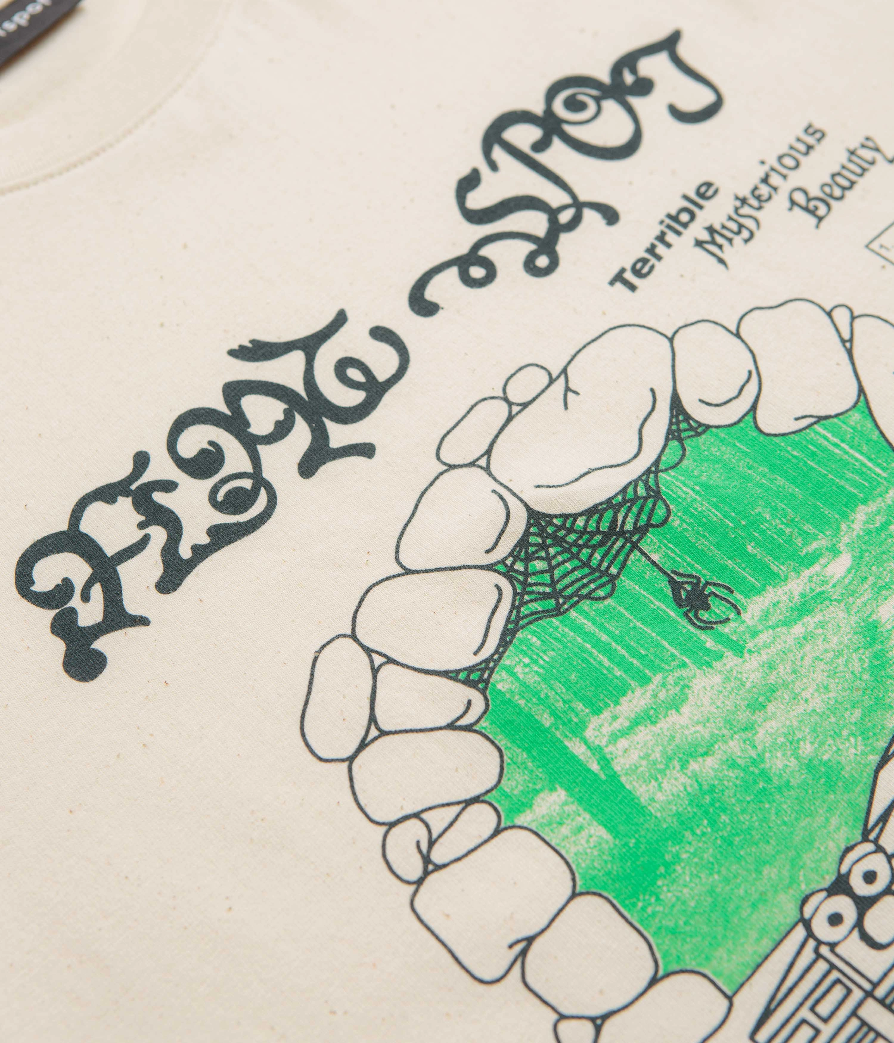 Seasonal top flatspot Terrible Mysterious Beauty T-Shirt - Natural Raw