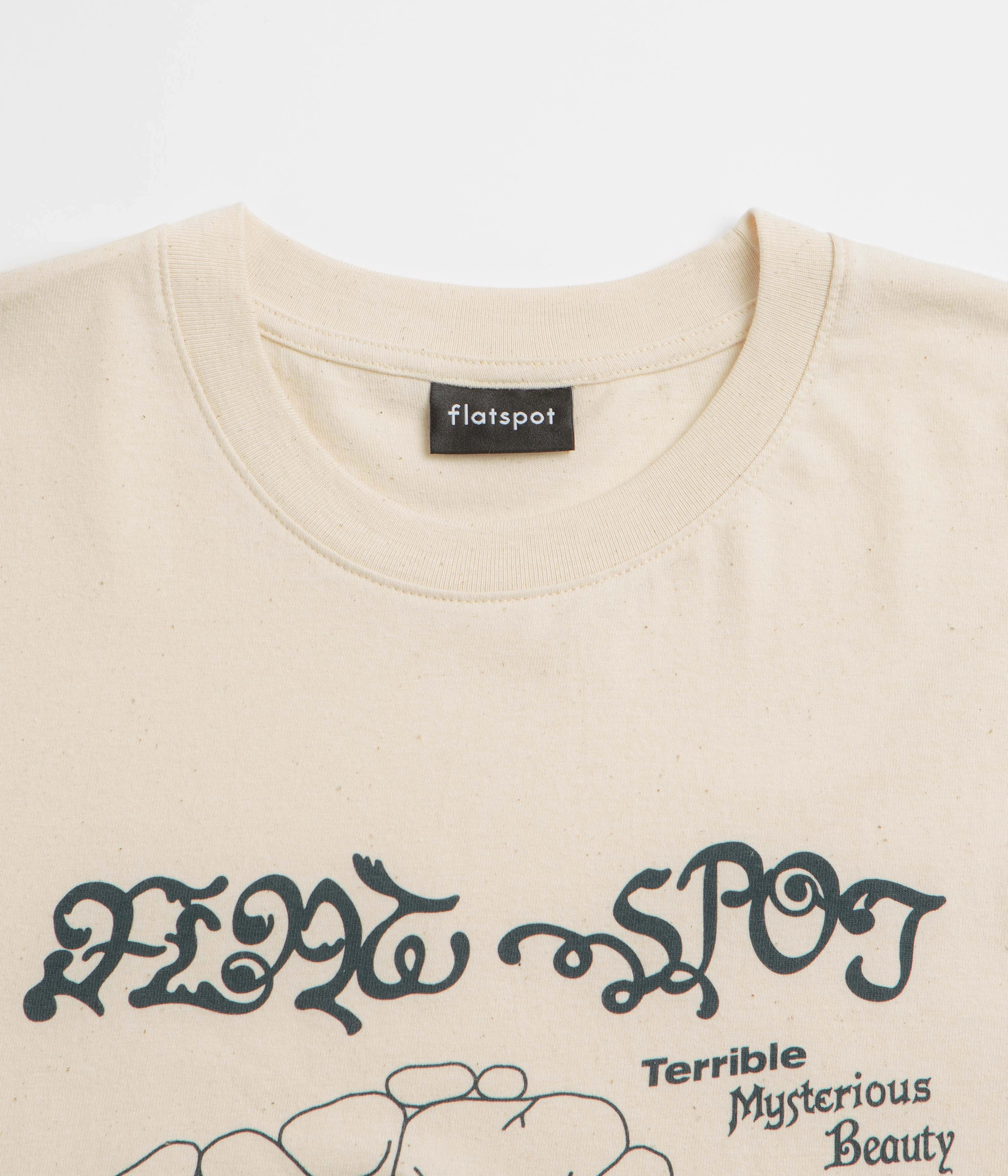 Business Meeting Holiday Outfit Style flatspot Terrible Mysterious Beauty T-Shirt - Natural Raw