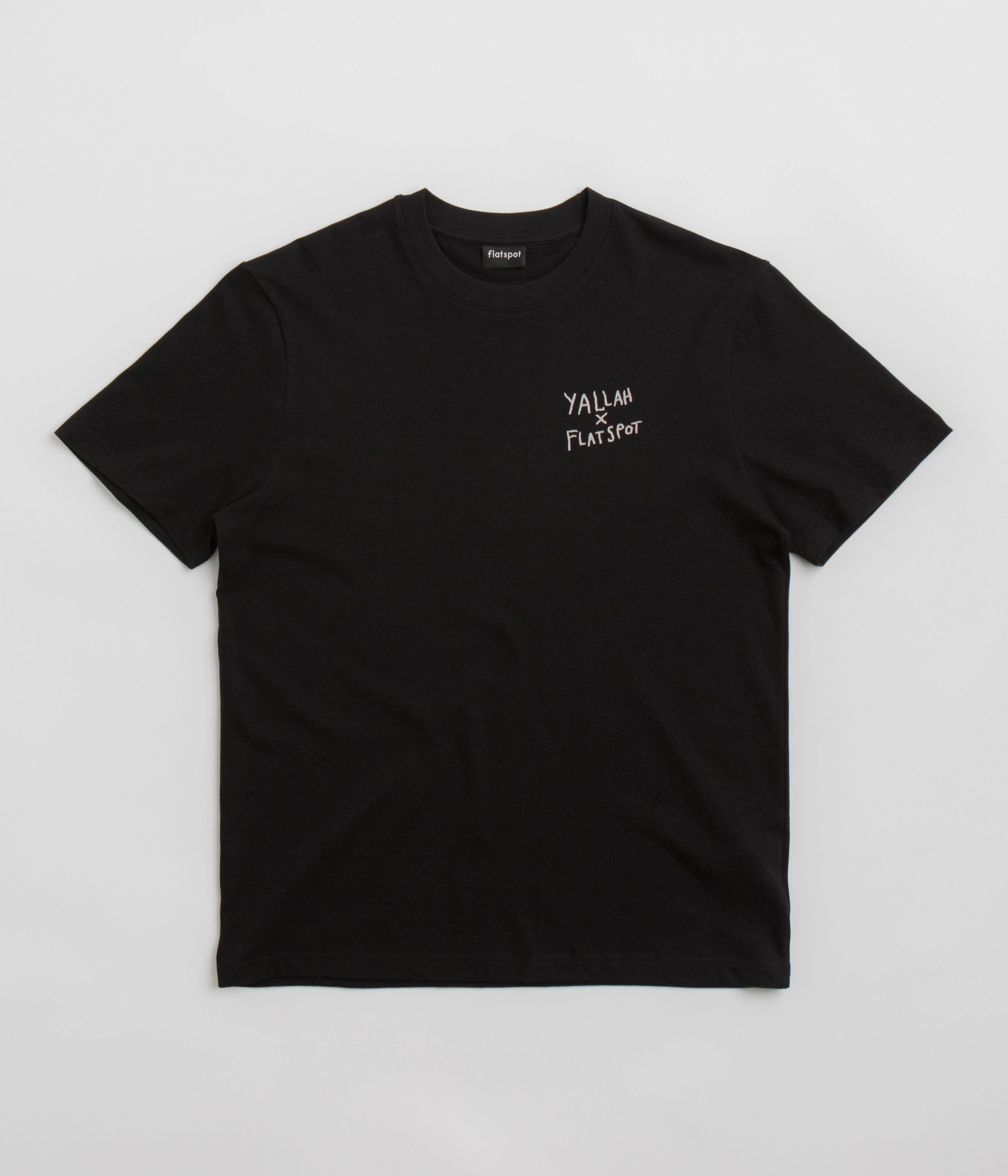 Streetwear Style flatspot x Yallah T-Shirt - Black