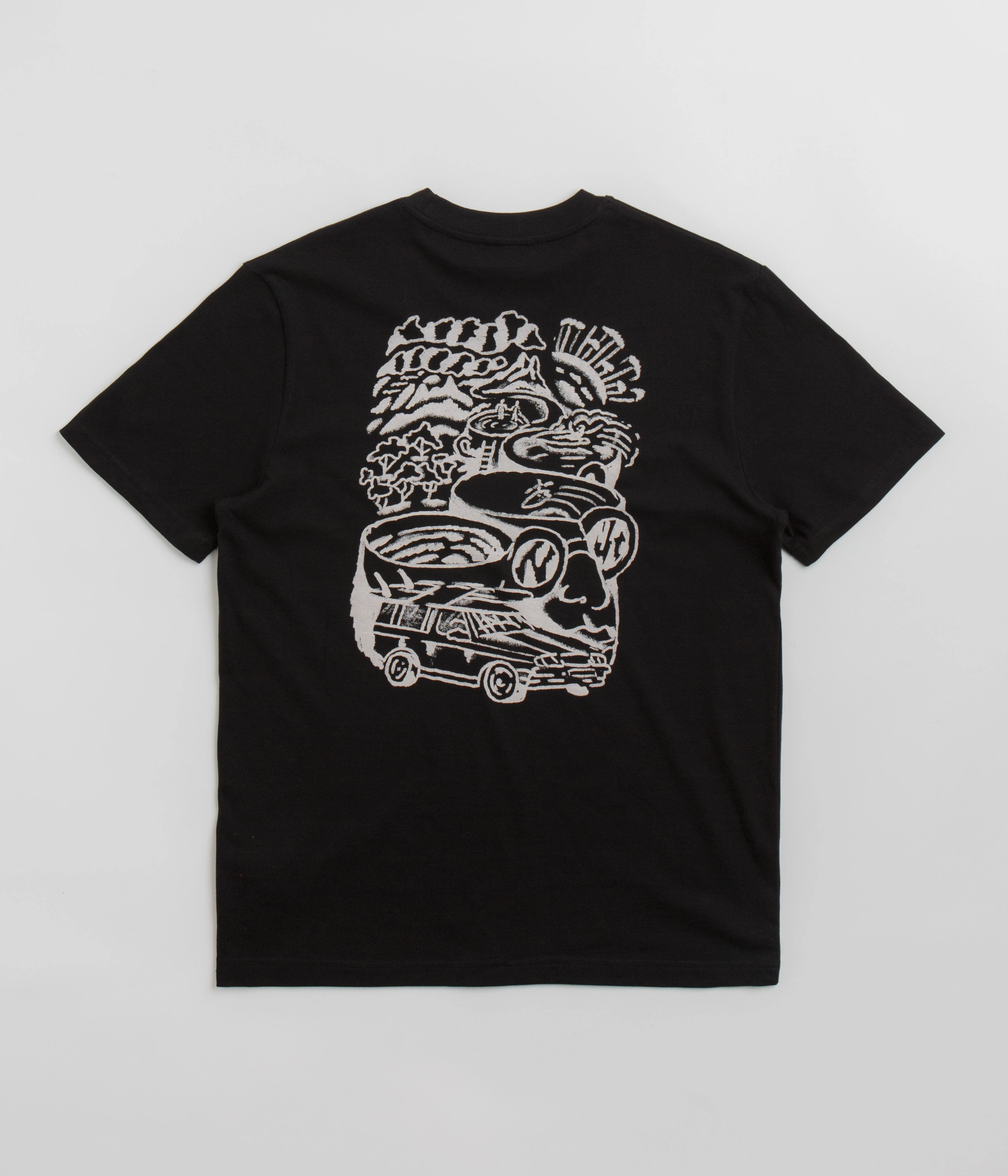 Versatile Layer birthday party flatspot x Yallah T-Shirt - Black