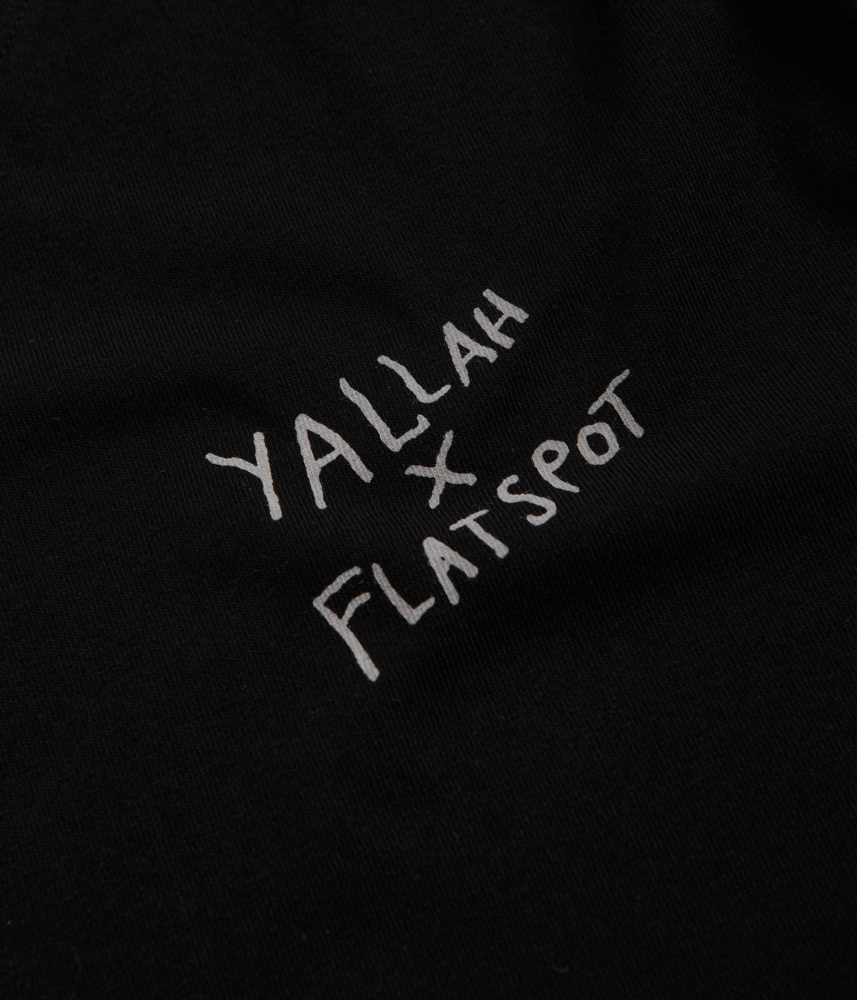 flatspot x Yallah T-Shirt - Black Travel Ready