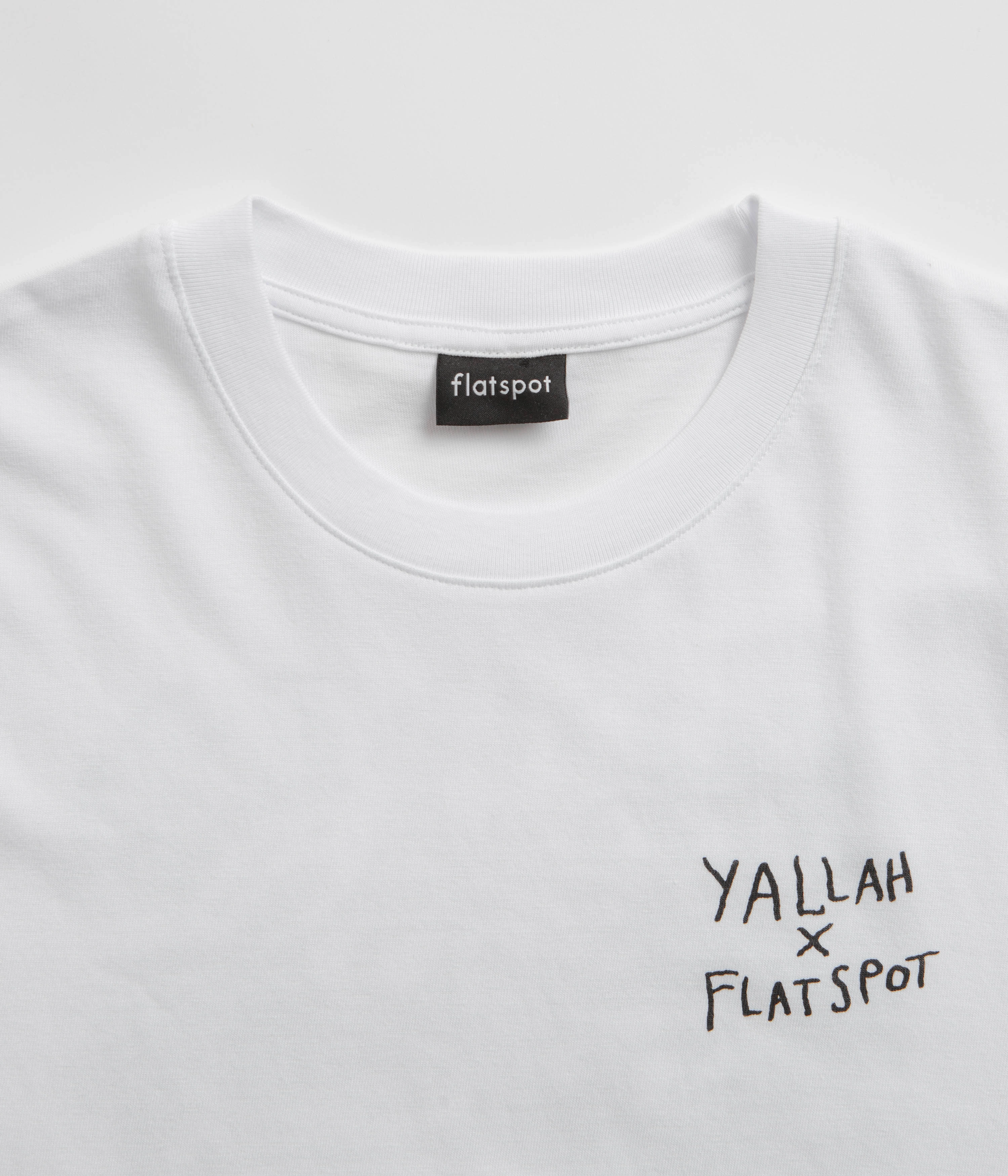 Perfect Wear Bright and Bold flatspot x Yallah T-Shirt - White