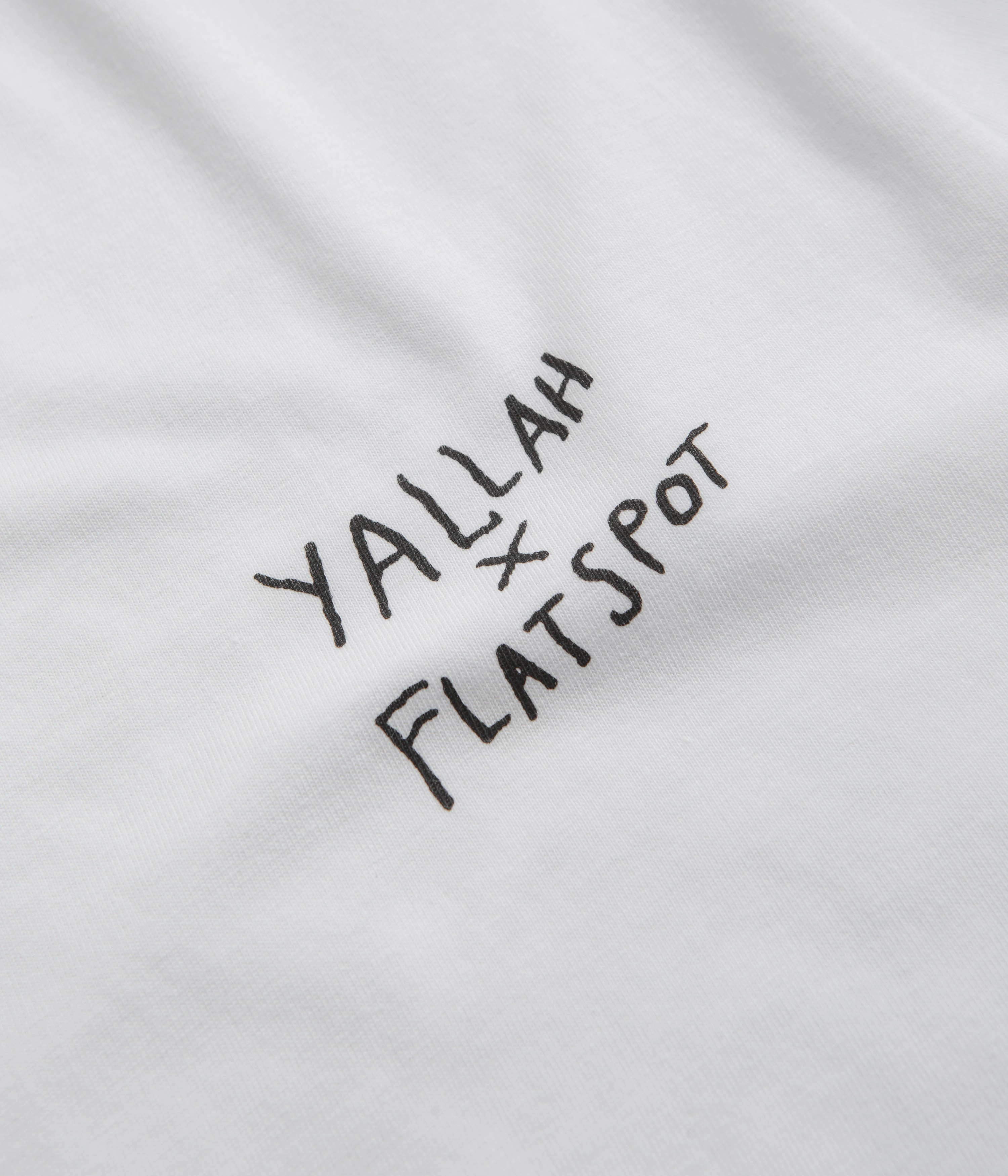 futuristic Functional Comfort flatspot x Yallah T-Shirt - White