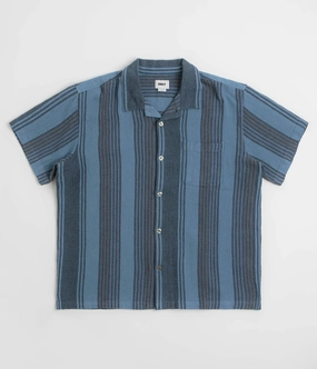 Pocket Detailing Obey Frazer Short Sleeve Shirt - Black Multi