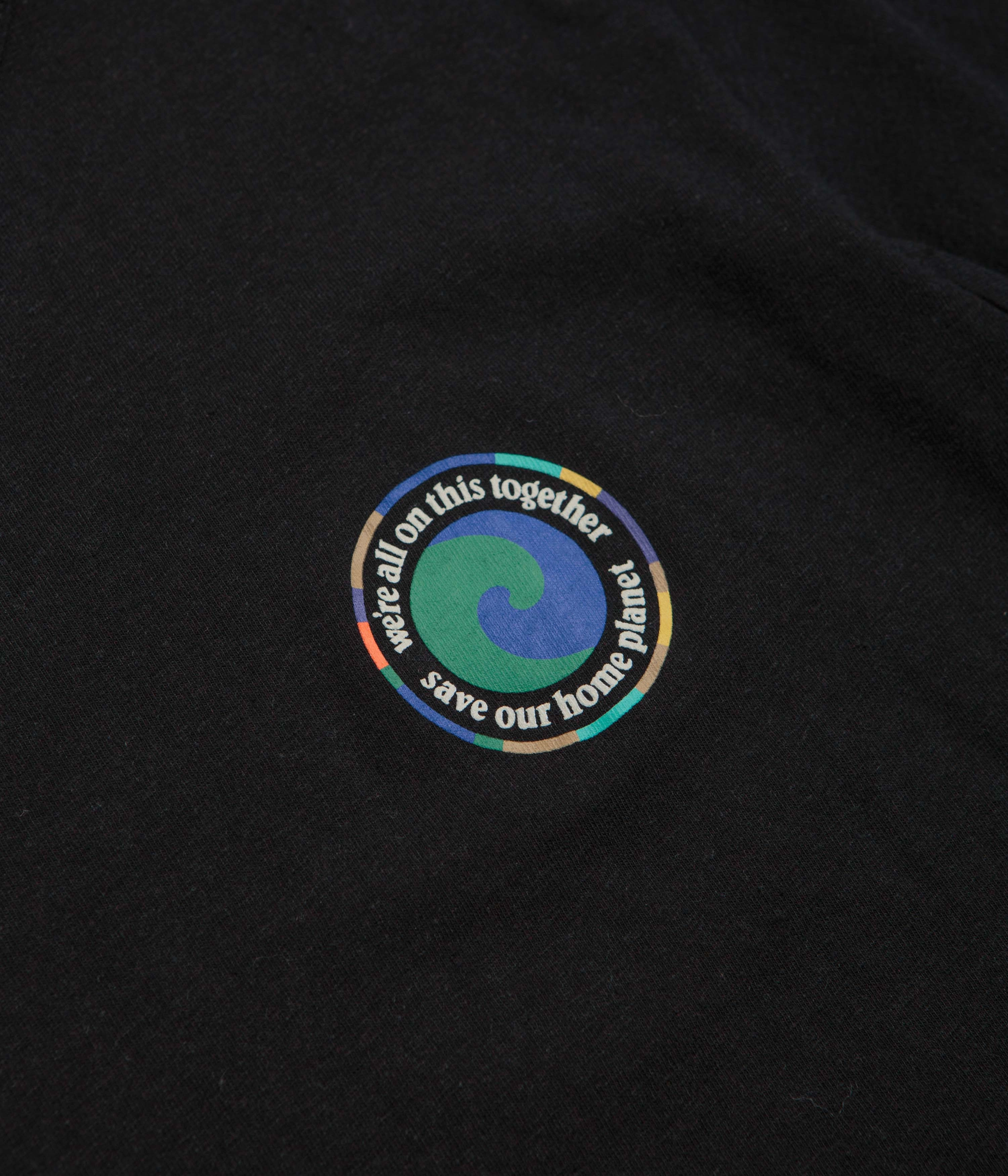 Summer Casual Pocket Detailing Patagonia Womens Unity Fitz Easy Cut Responsibili-Tee T-Shirt - Ink Black