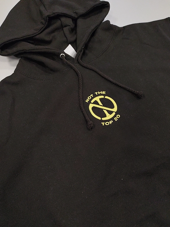 NTT20 Midweight Hoodie - Black French Terry Construction light colors