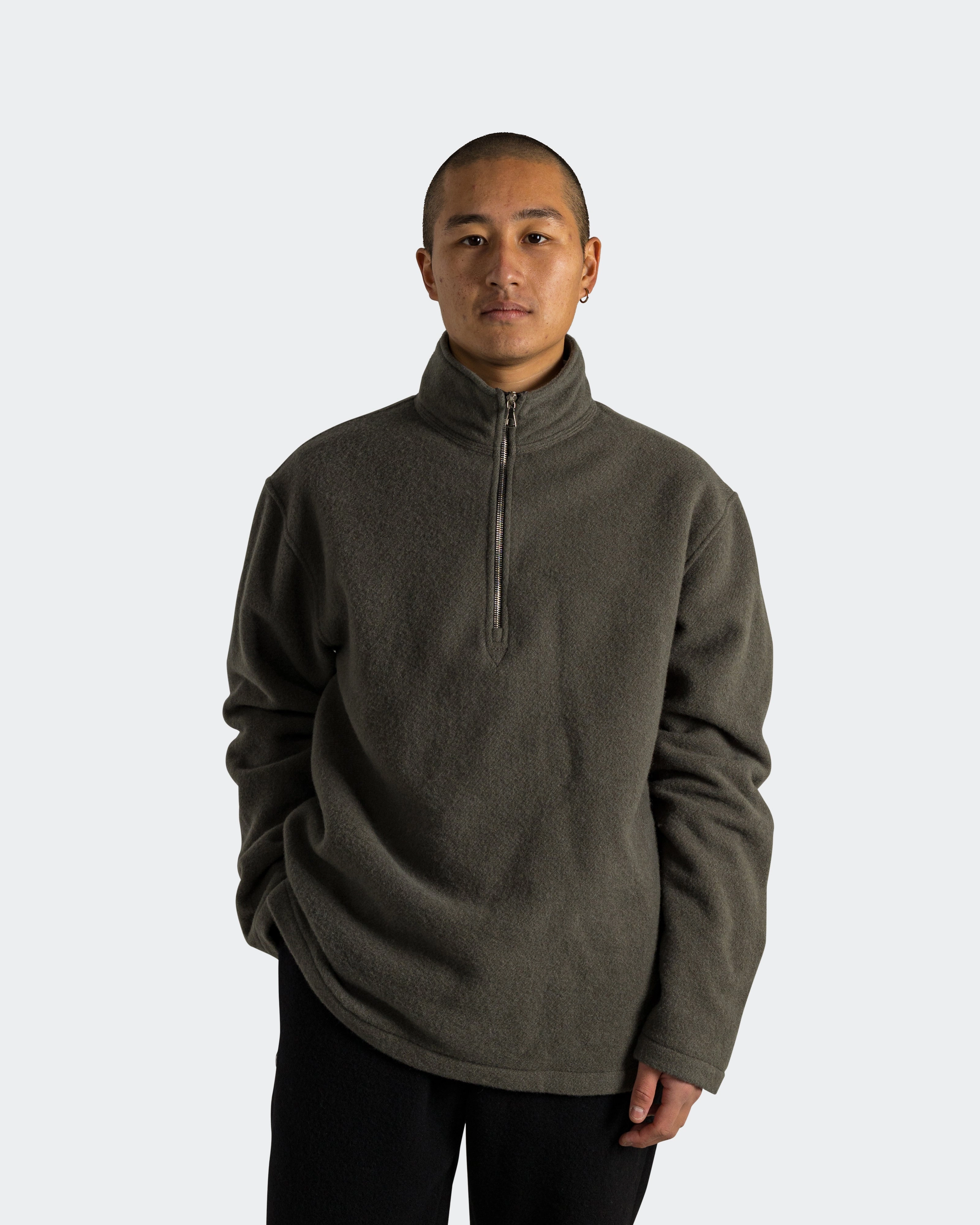 Fleece Polo - Camoscio Natural Fleece EcoFriendly Water Repellency Abrasion Resistant Finish