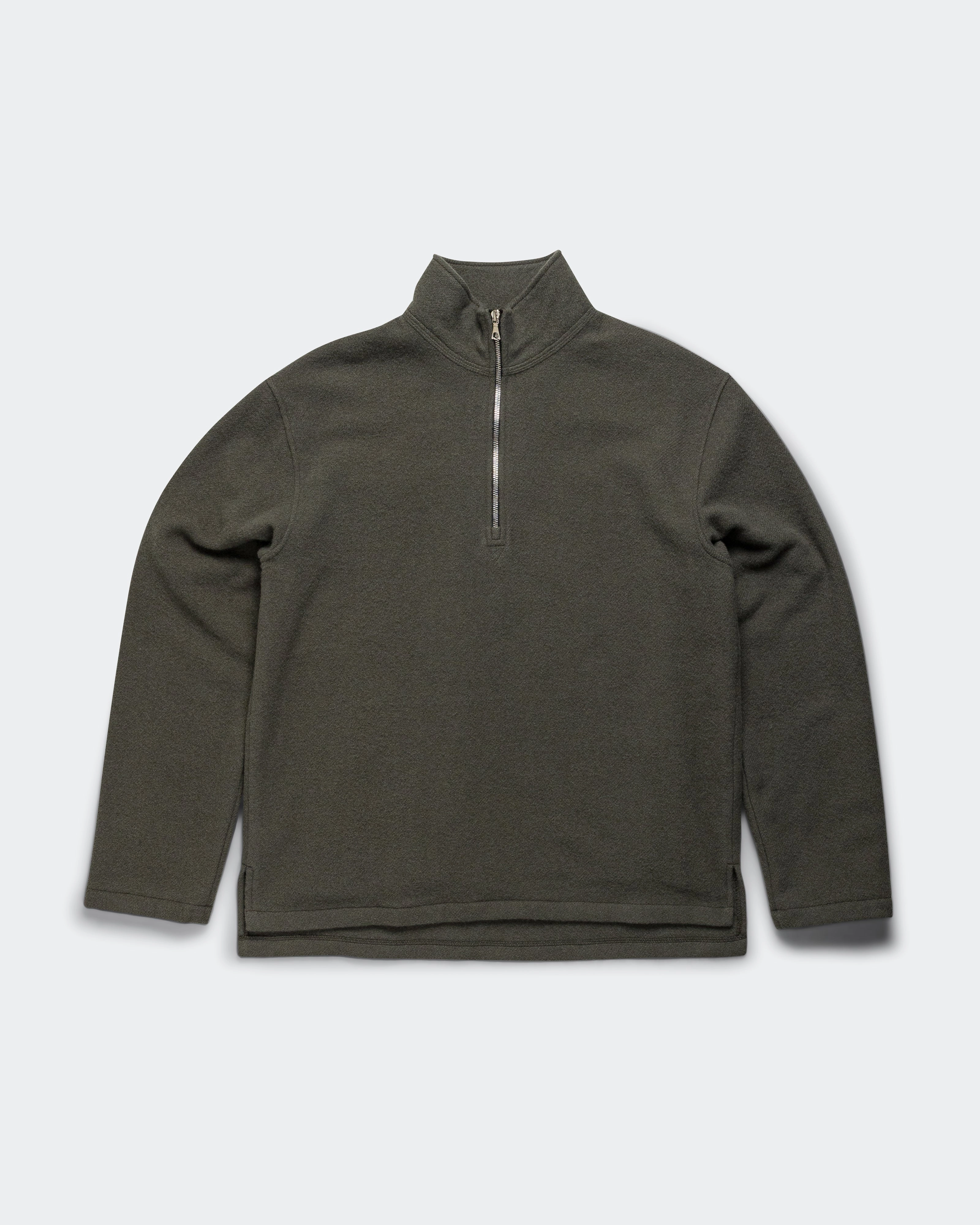 wrinkle free Fleece Polo - Camoscio Natural Fleece