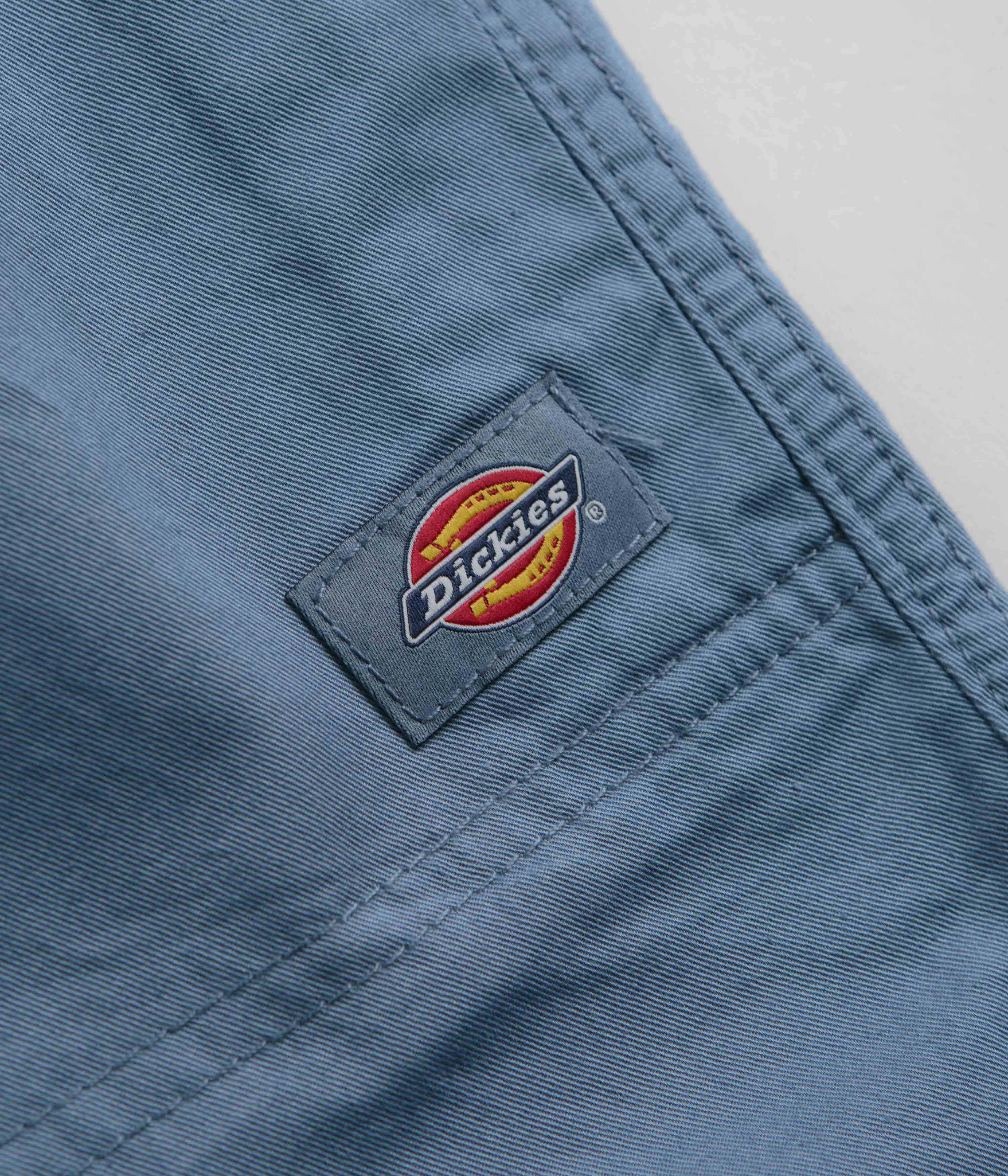 Dickies Pelican Rapids Shorts - Coronet Blue skateboarding outfit Midweight Texture