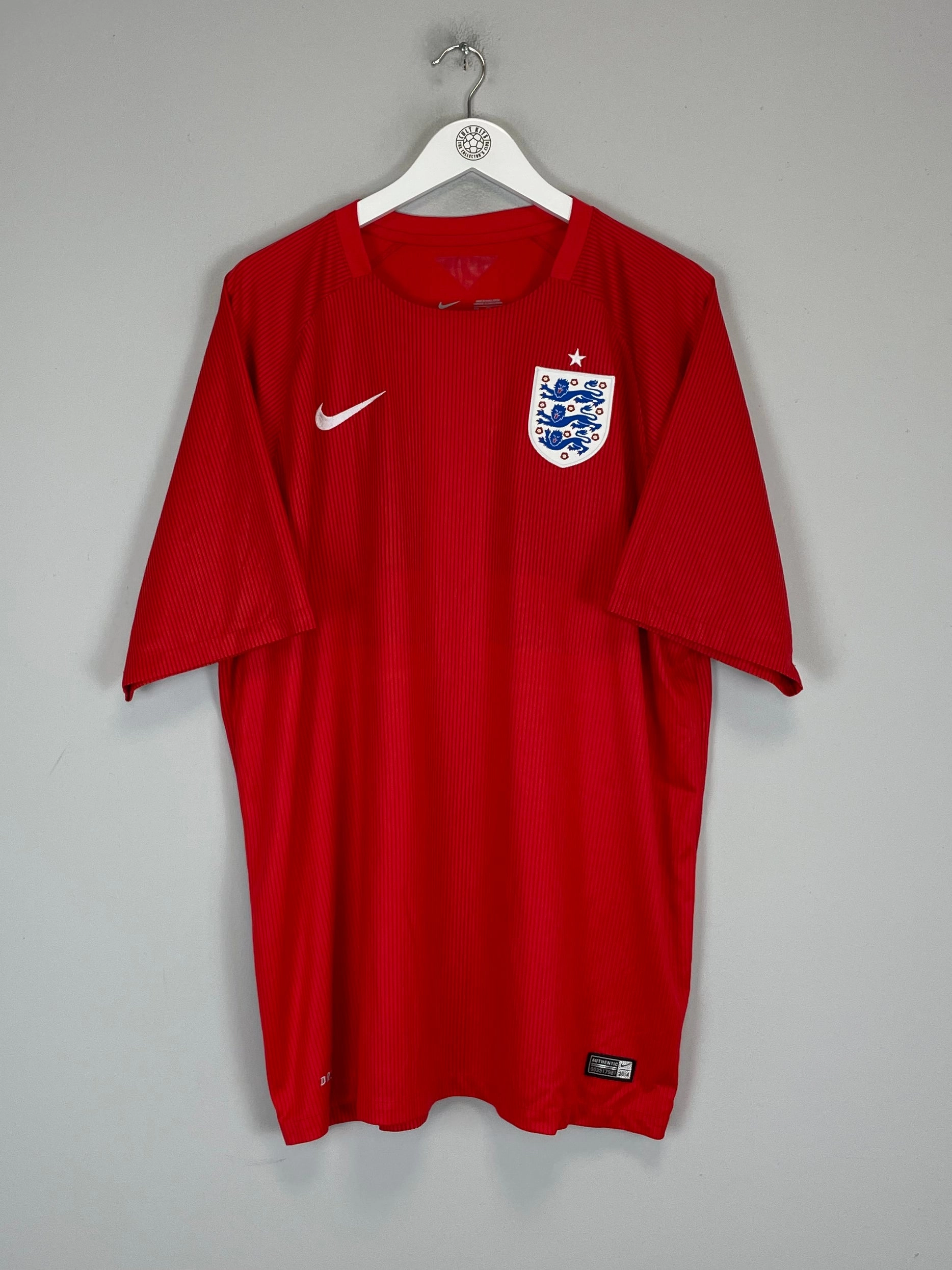 Game Look Comfort Collar Design 2014/15 ENGLAND AWAY SHIRT (XXL) NIKE