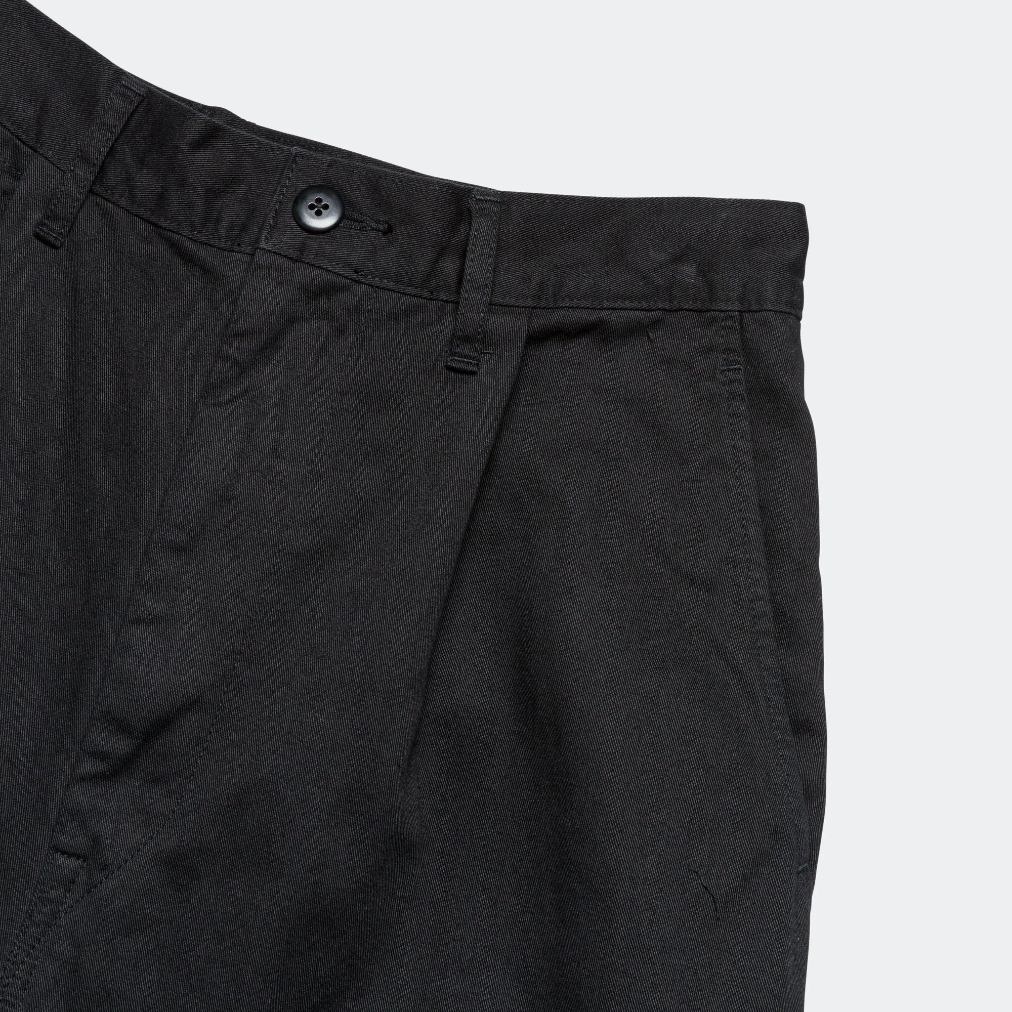 Pocket Reinforcement Chino High Waisted NIME Pants - Black