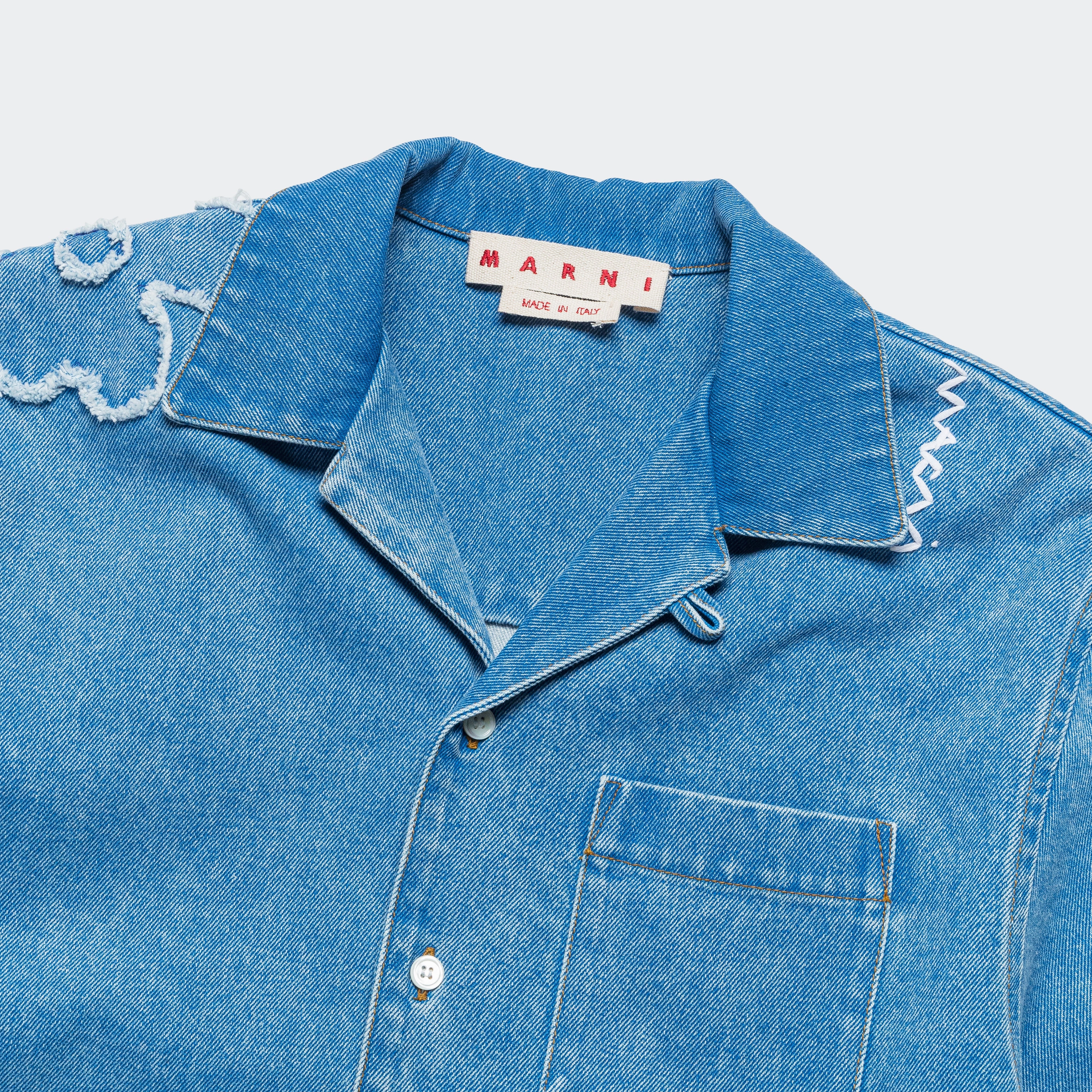 Luxurious Feel fade resistant color Short Sleeve Bowling Shirt - Cobalt