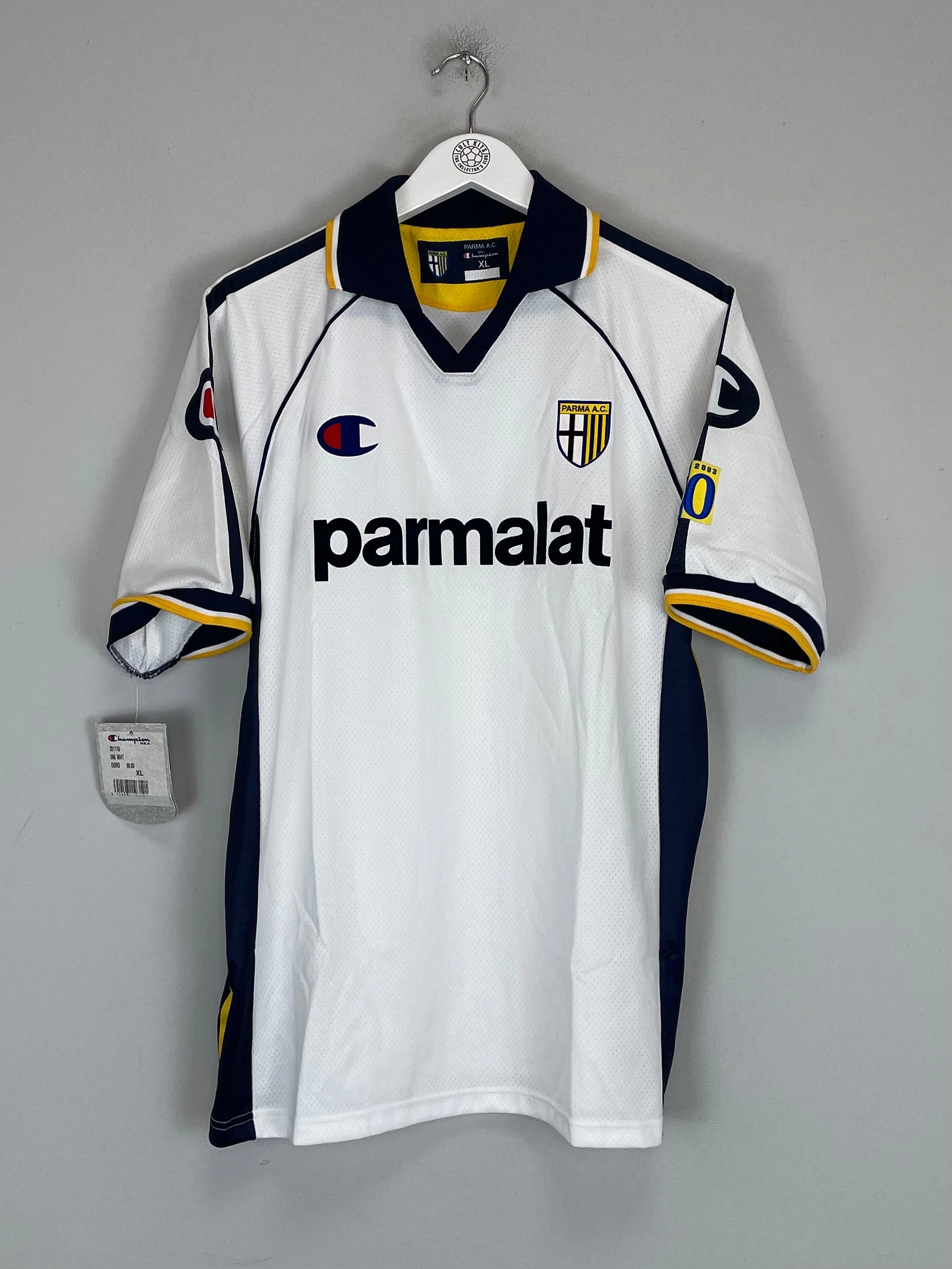 Fitness Mode Tear Resistant Construction 2003/04 PARMA *BNWT* HOME SHIRT (XL) CHAMPION