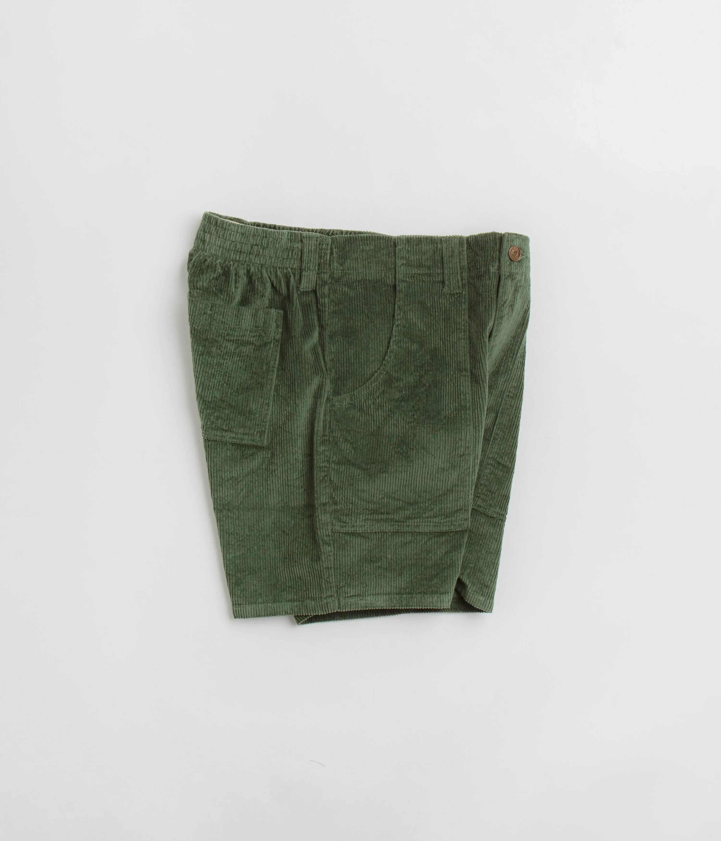 Metallic accents DIY project Mollusk Shroom Shorts - Rover Green