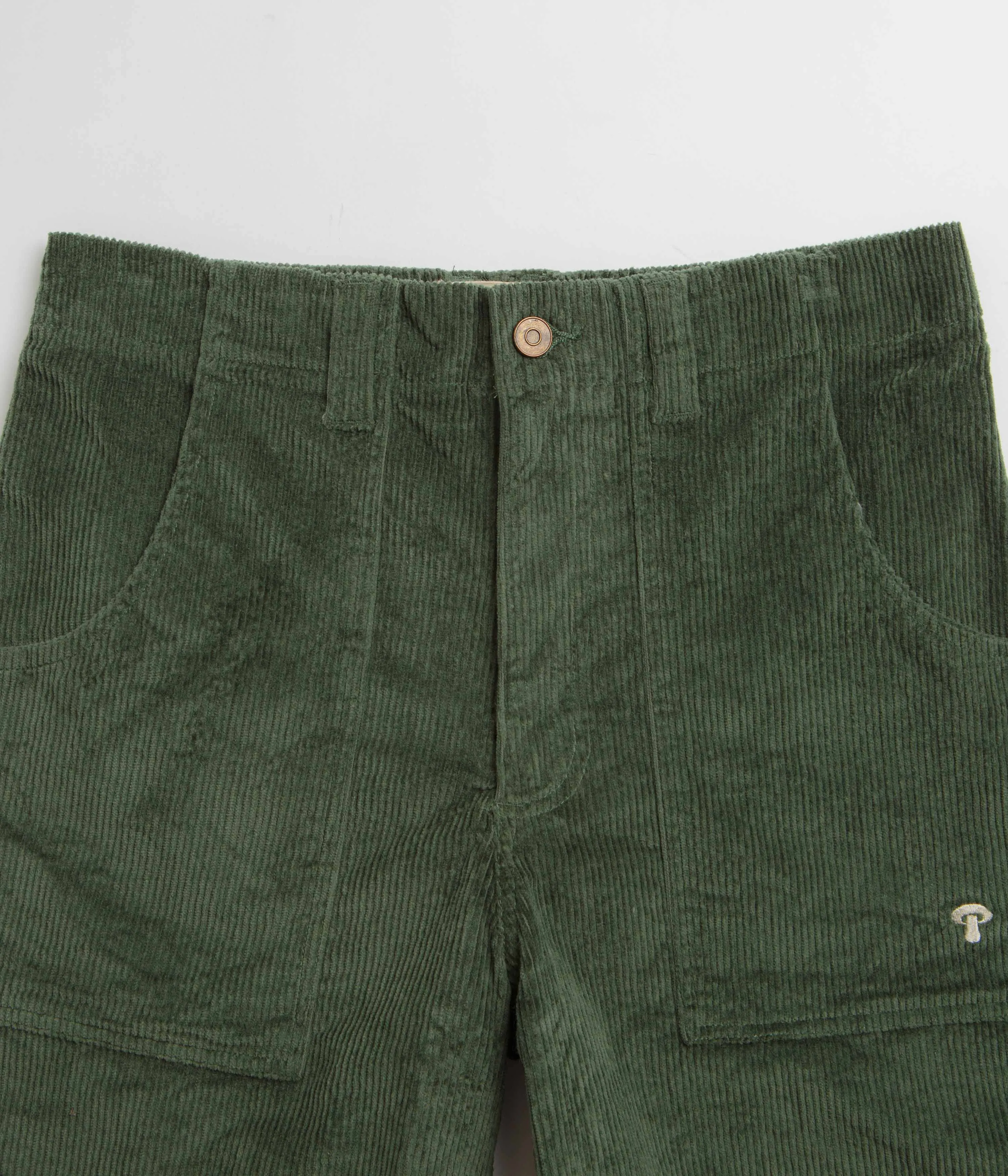 Stretchy Waist Everyday Style Mollusk Shroom Shorts - Rover Green