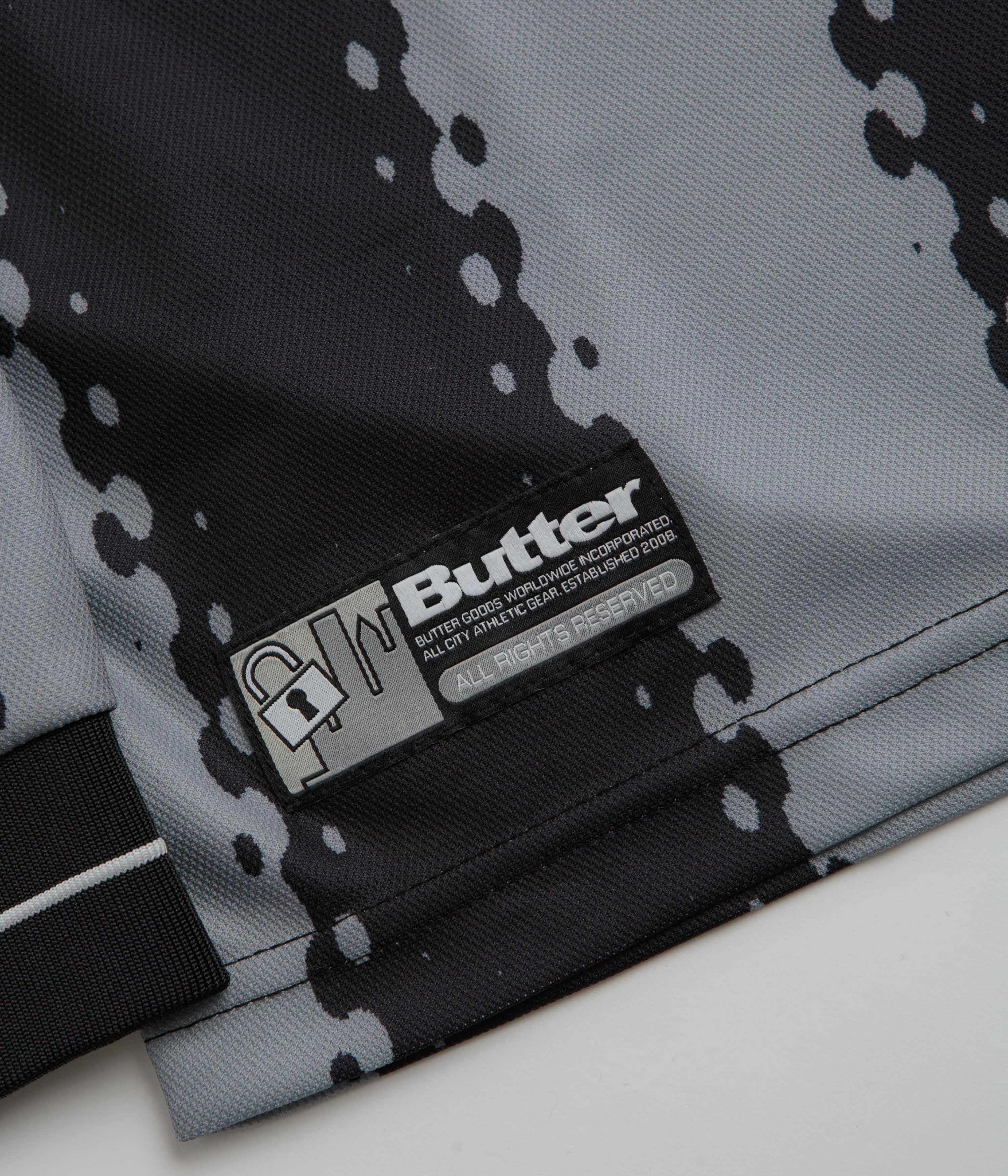 Bright and Bold Butter Goods All City Long Sleeve Jersey - Black / Charcoal