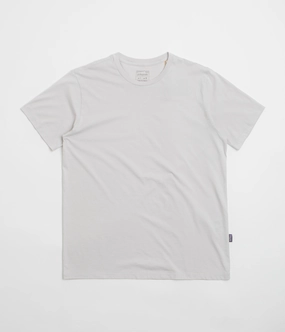 Contrast Inner Binding Chic and Cozy Wear Patagonia Daily T-Shirt - Crisp Grey