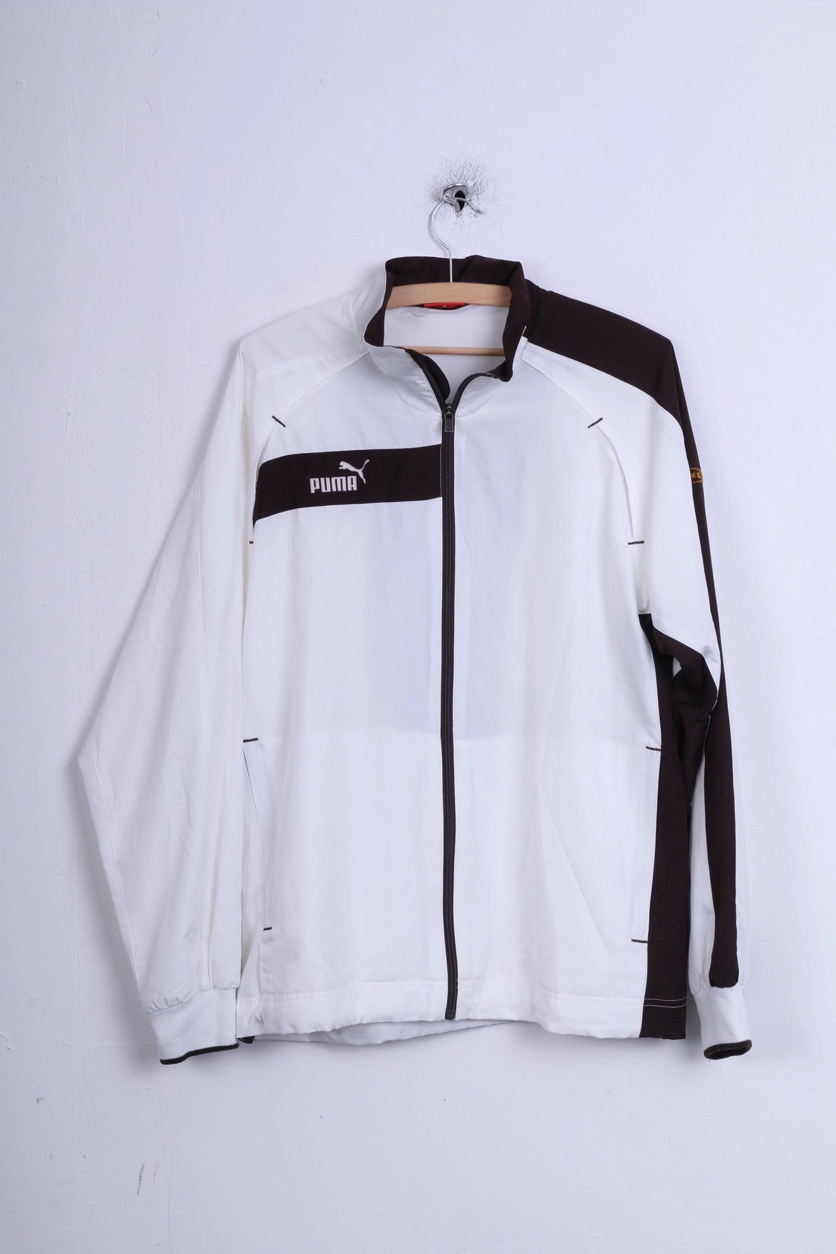 Streamlined Form Puma Men M Track Top Jacket White King Zip Up Top Sportswear Top