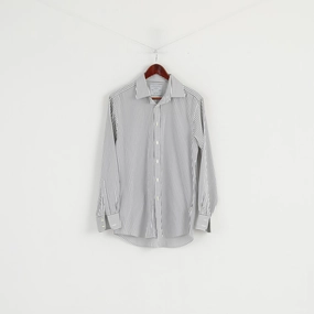 Outdoor Gear Charles Tyrwhitt Men 16 41 M Casual Shirt White Black Striped Cotton Slim Fit Long Sleeve Top