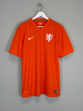 Flexible Cuff Design Cozy Performance 2014/15 NETHERLANDS HOME SHIRT (L) NIKE