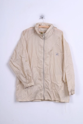 Sport System TTH ORIGINAL Mens XL Jacket Hood Rain Ecru Respect