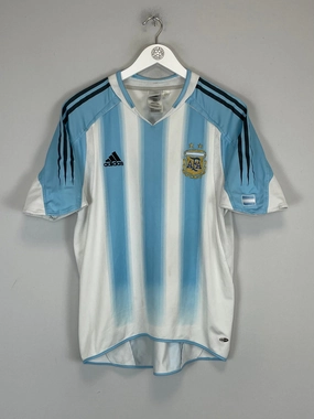 Wicking Properties Micro Perforated Ventilation 2004/05 ARGENTINA HOME SHIRT (M) ADIDAS