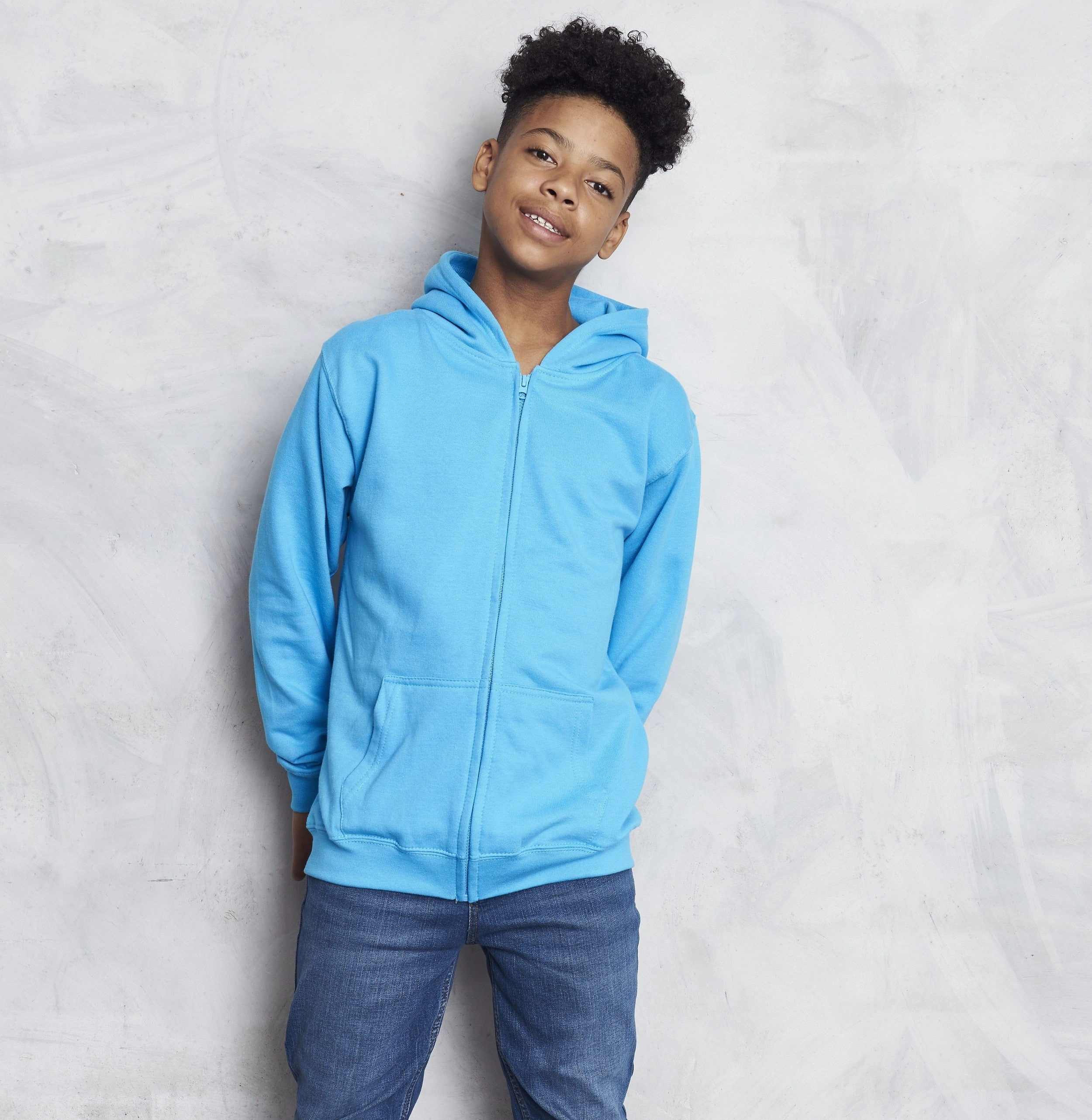 Camping wear Hidden Pocket Kids Zoodie | FIRE RED