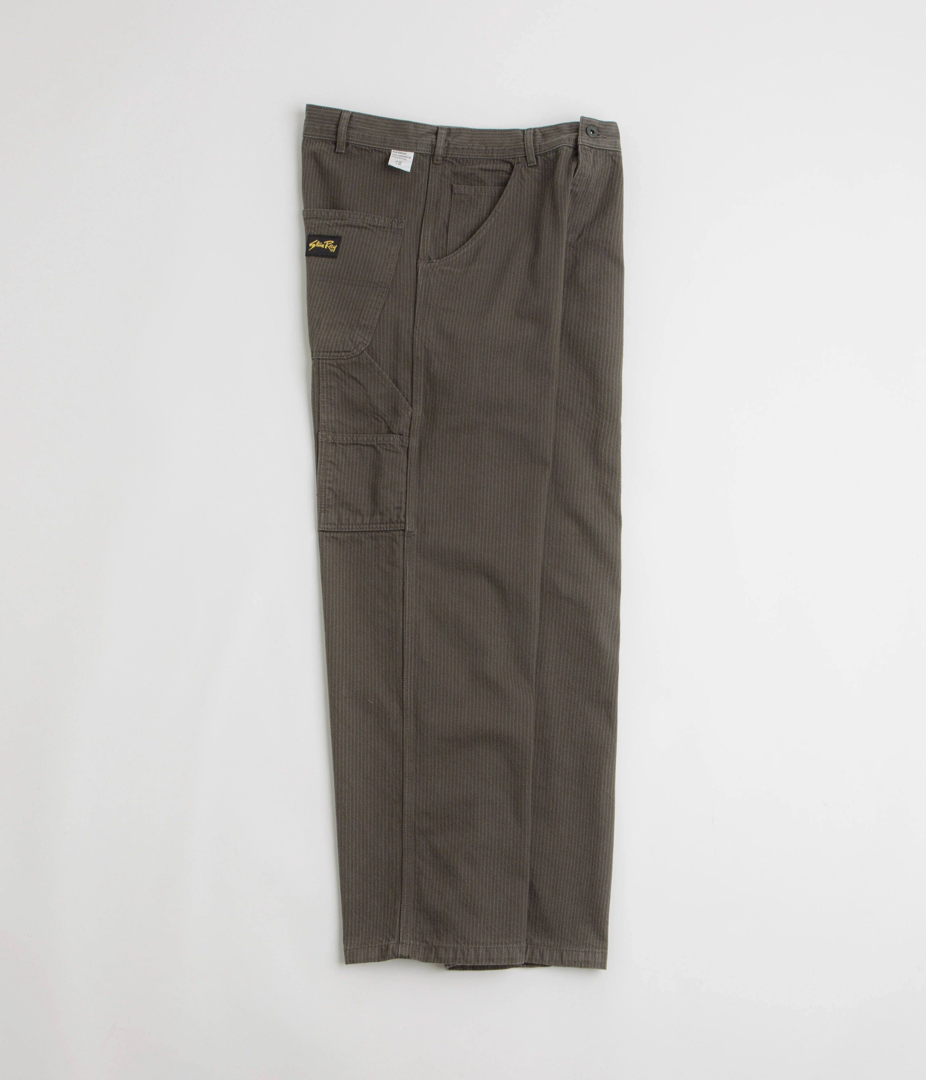 Stan Ray Big Job Painter Pants - Overdyed Black Hickory Simple Fit
