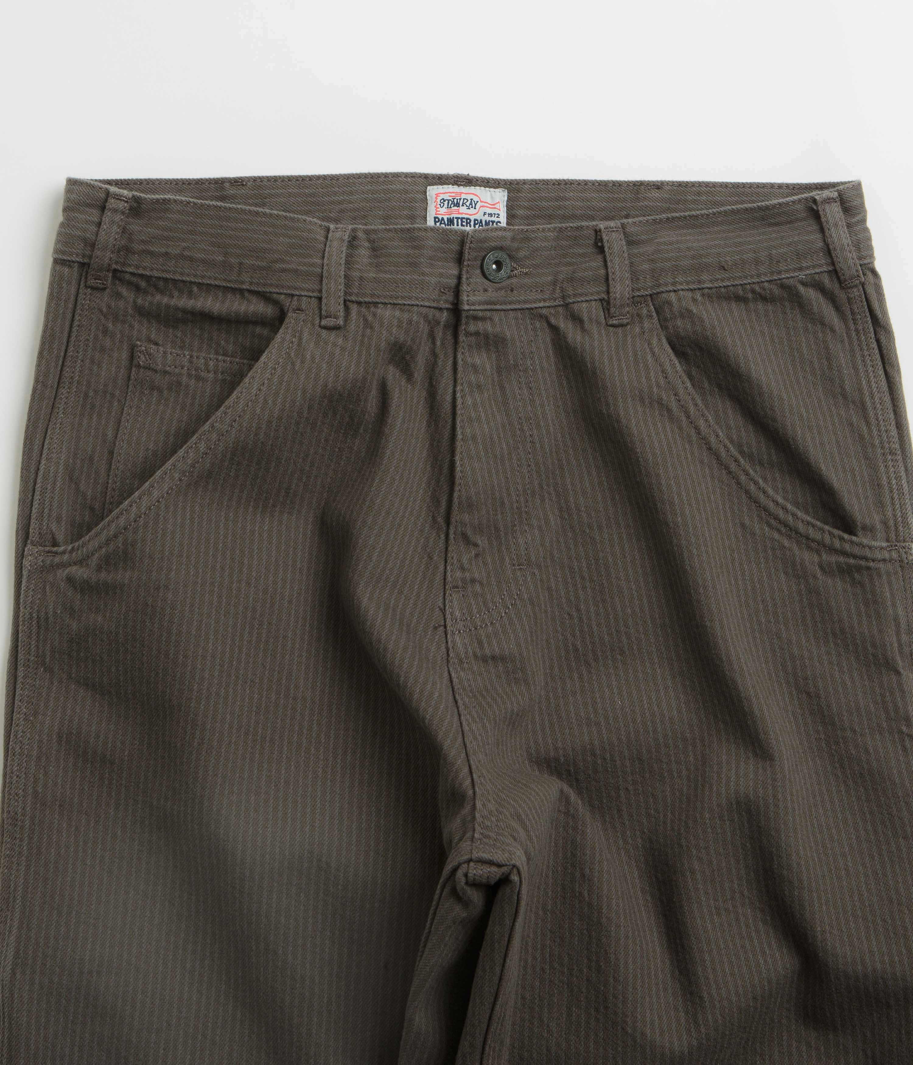 Comfort Design Organic Cotton Stan Ray Big Job Painter Pants - Overdyed Black Hickory