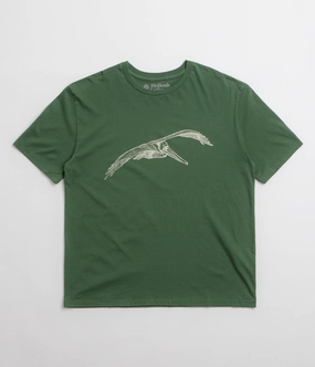 Mollusk Pelican T-Shirt - Rover Green Flattering Fit