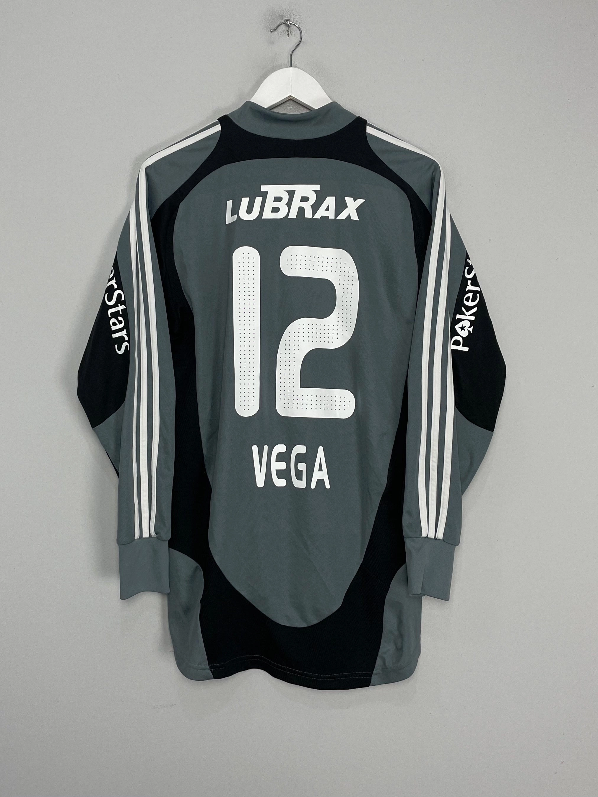 Variable Density Knitting 2007/09 RIVER PLATE VEGA #12 *PLAYER ISSUE* GK SHIRT (M) ADIDAS