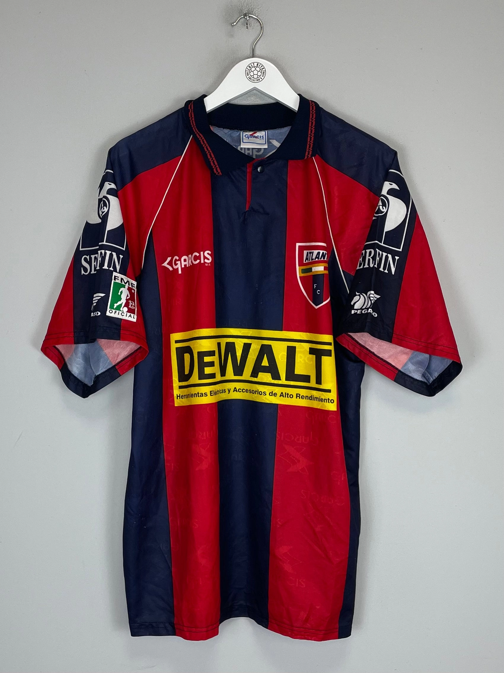 1997/98 ATLANTE HOME SHIRT (XL) GARCIS Anti Pilling Construction