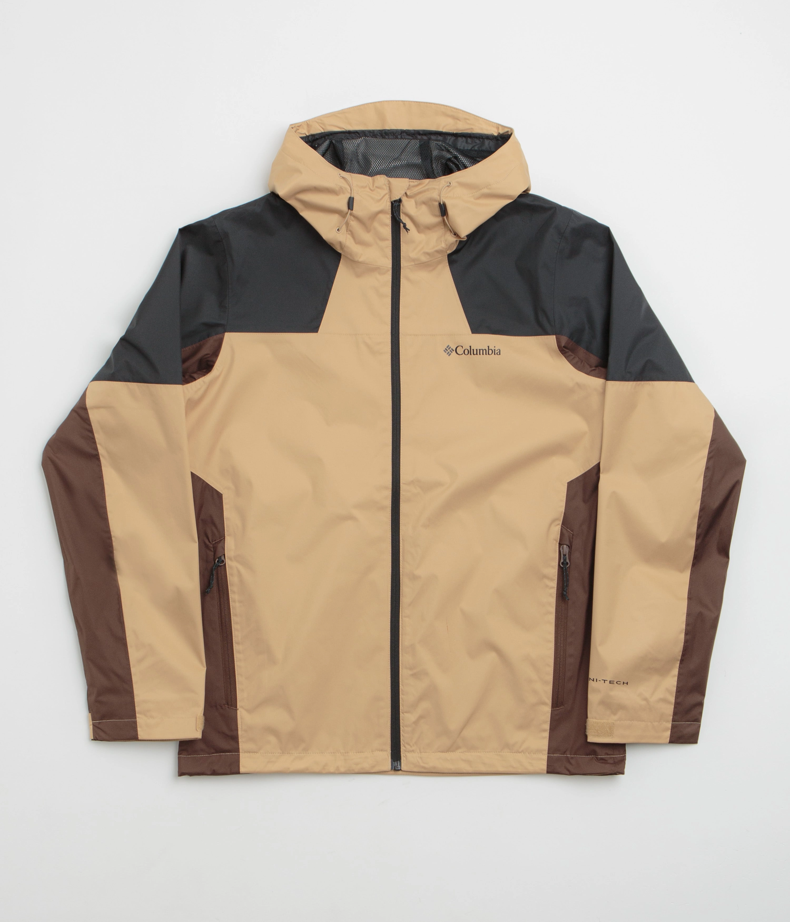 Indoor Use Minimalist Style Columbia Inner Limits III Jacket - Canoe / Black / Tobacco