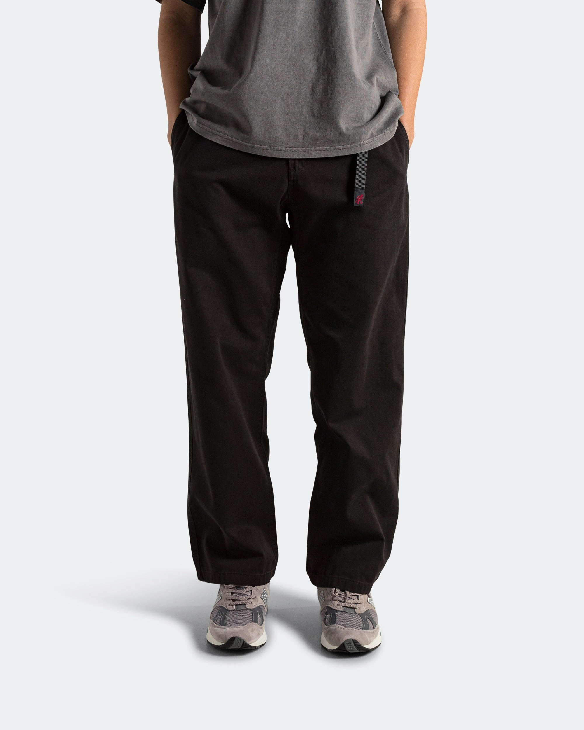 Gramicci Pant Straight Fit - Black Flattering Look Outdoor Layer
