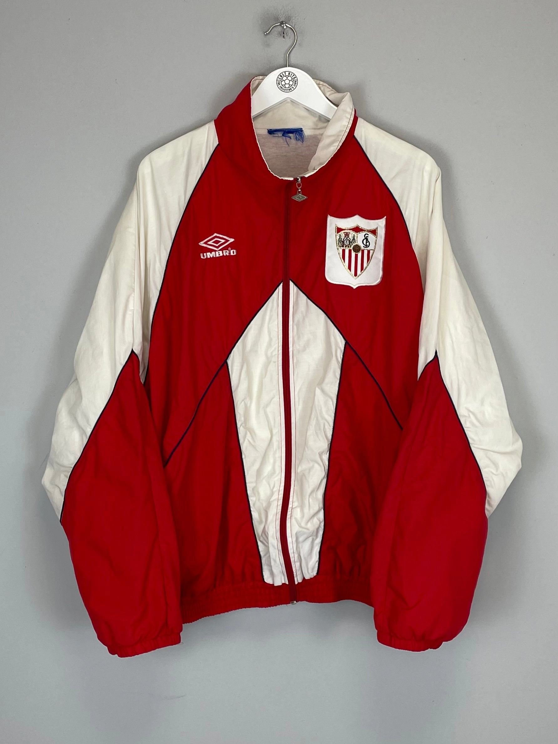 1994/96 SEVILLA TRACK JACKET (L) UMBRO SweatActivatedCooling