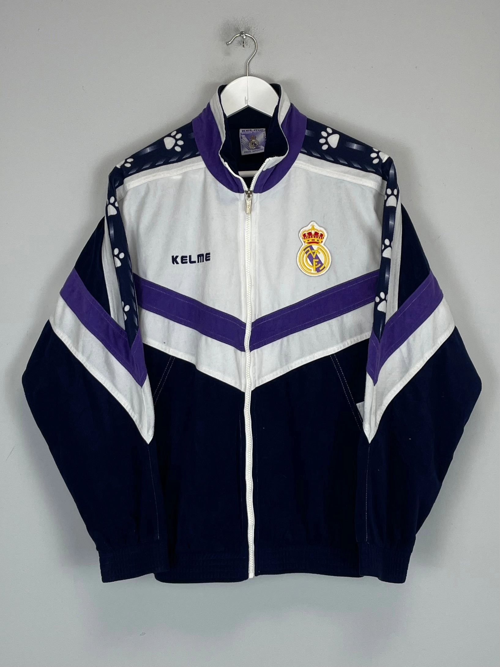 Loose Fit 1996/98 REAL MADRID TRACK JACKET (S) KELME